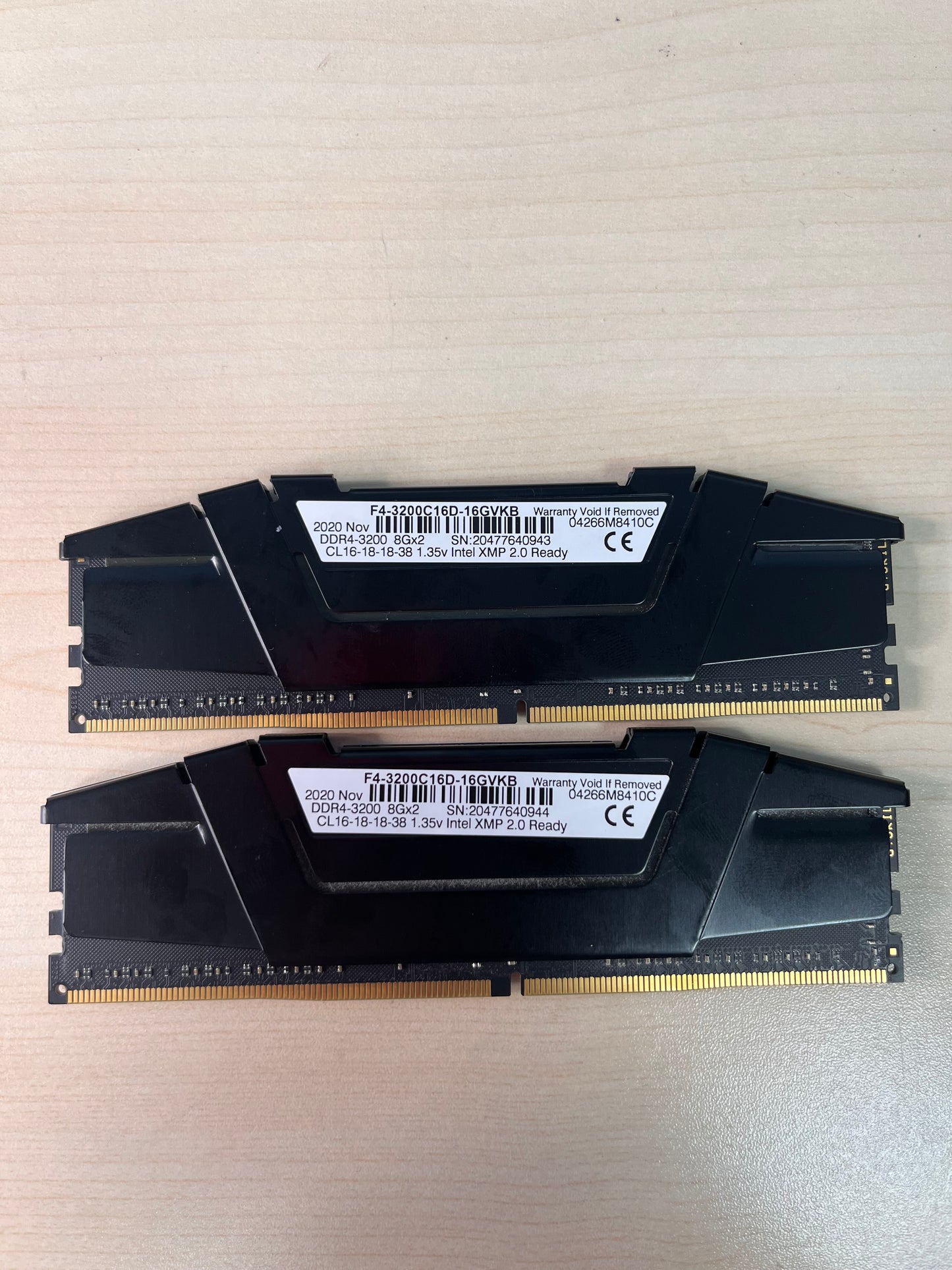 G.SKILL Ripjaws 16GB DDR4 3200MHz Desktop Memory Kit Black