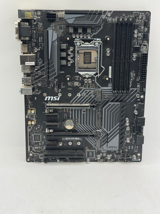MSI Z370 PC PRO Intel LGA 1151 DDR4 SDRAM Desktop Motherboard Tested Free Shipping