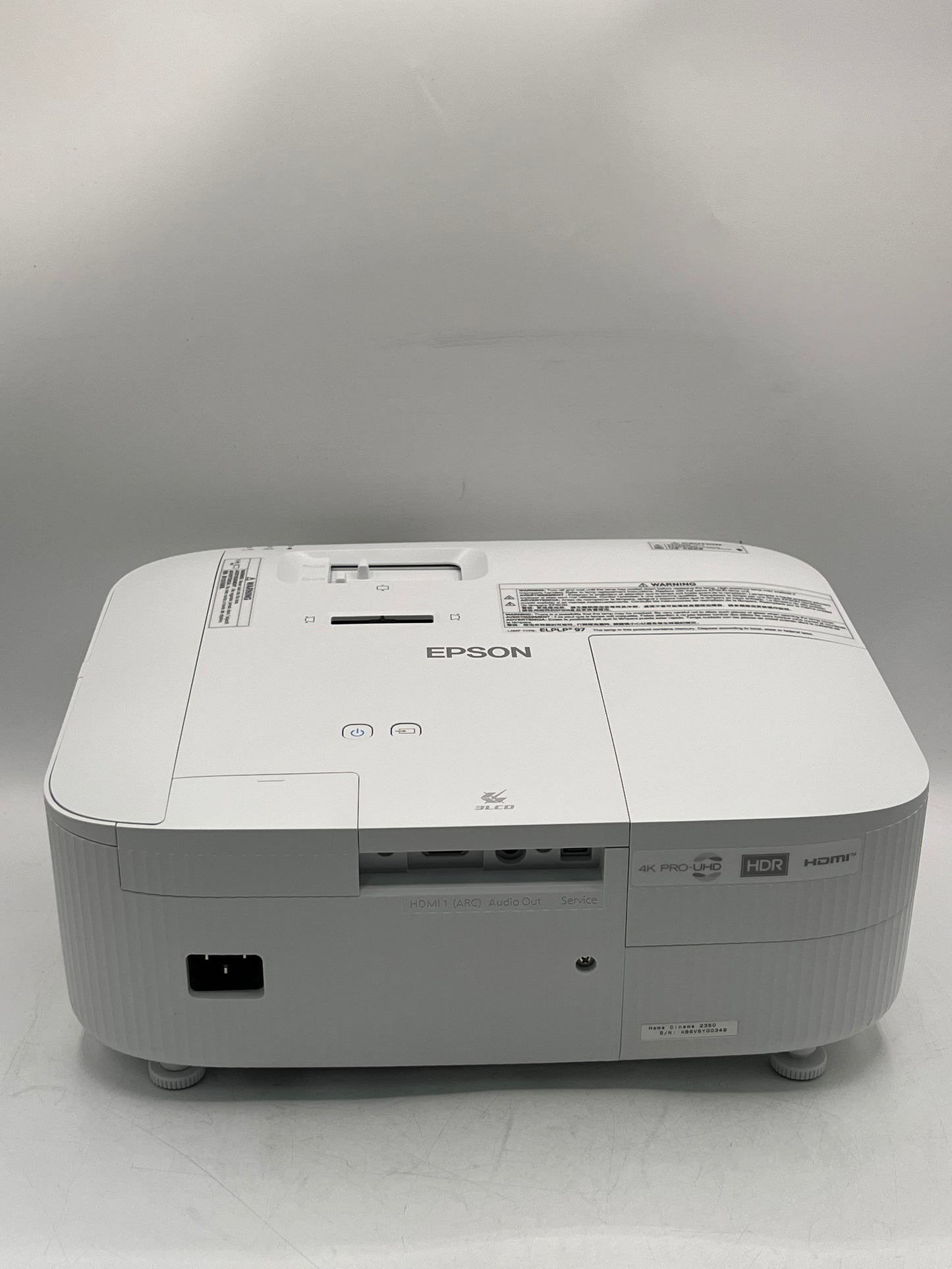 Epson Home Cinema 2250 Projector - White Tested Free Shipping