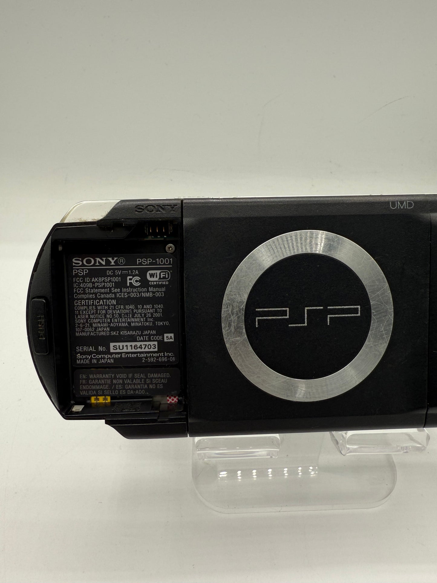 Sony PSP-1001 2004 Black Video Game System for Parts