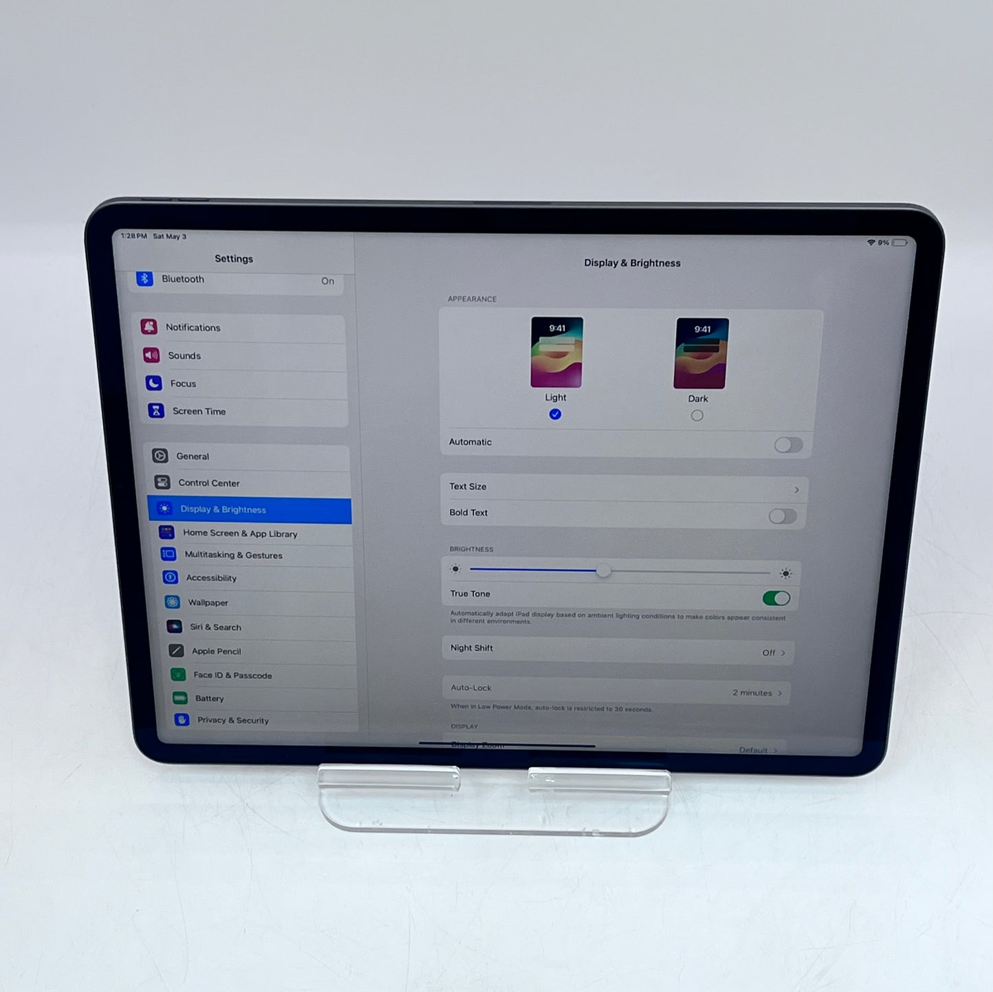 iPad Pro 12.9 5th Gen Space Gray 128 GB-Wi-Fi only, Good Condition