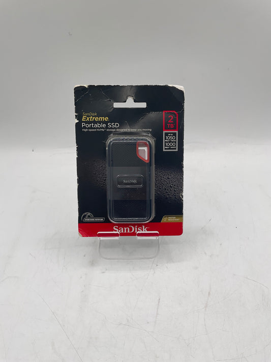 SanDisk Extreme Portable SSD 2TB External Drive - Black