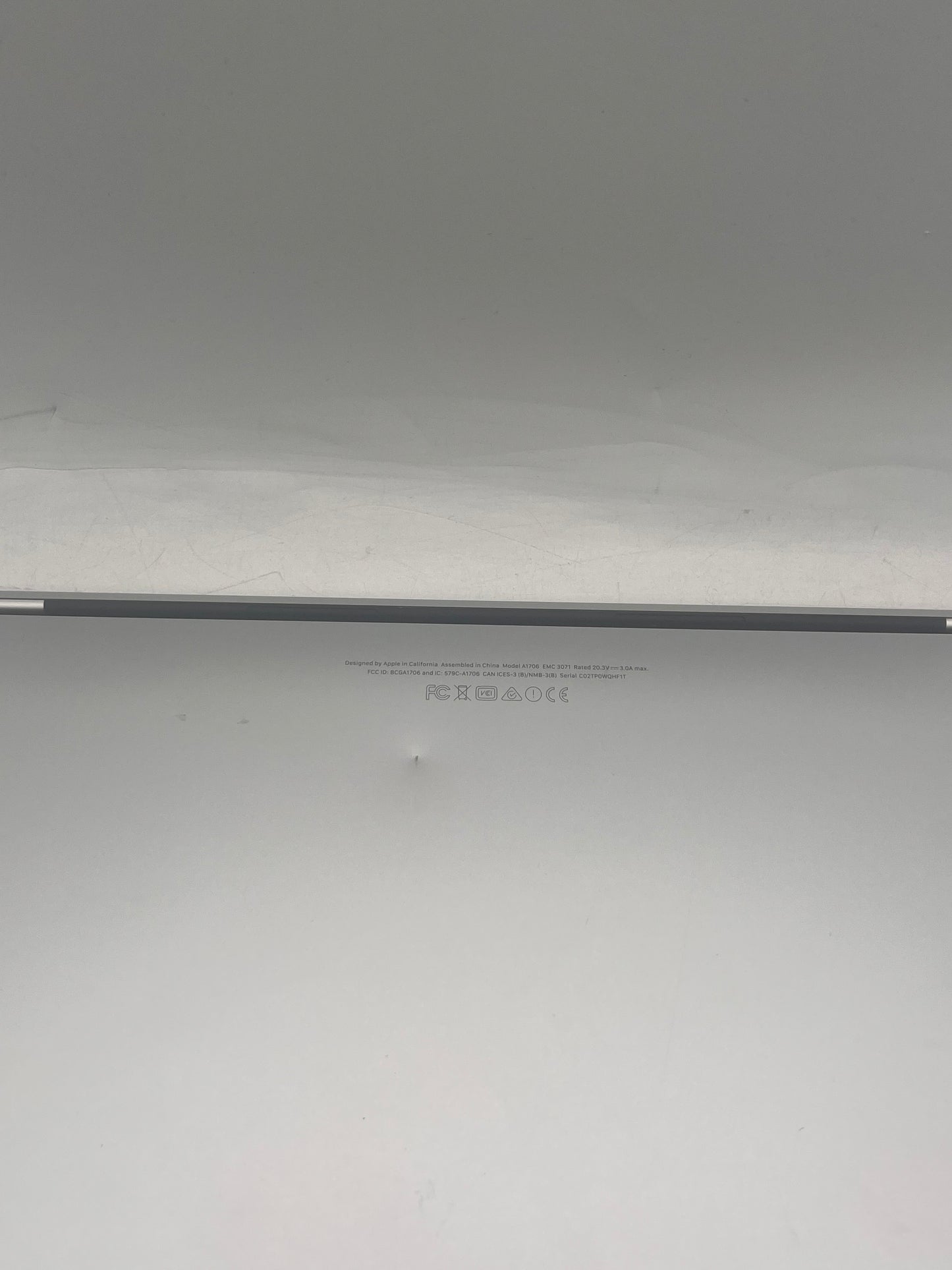 Apple MacBook Pro 13" A1706 2016 Core i5 8GB 256GB Silver No Power PARTS