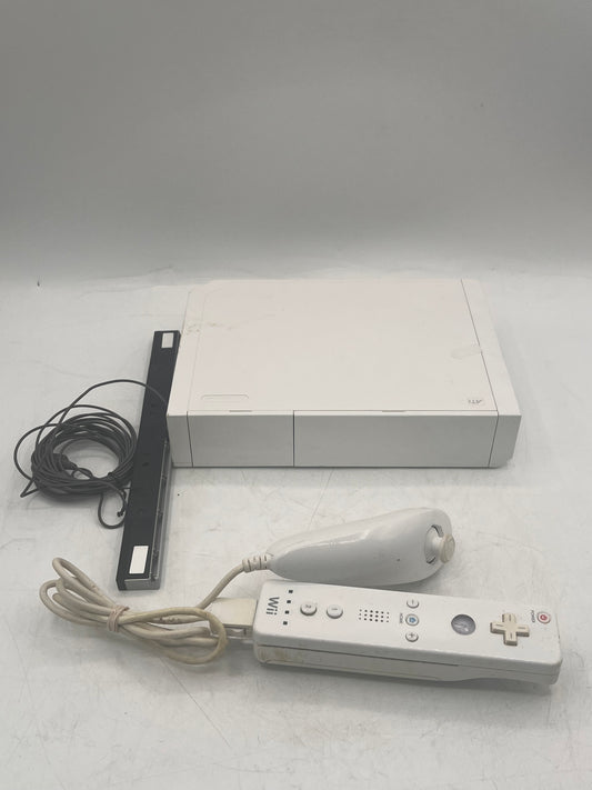 Nintendo Wii (RVL-001) 2006 Video Game System White - 1 Controllers Tested