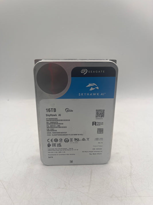 Seagate Skyhawk AI 16TB 7200 RPM SATA 3.5" HDD ST16000VE002