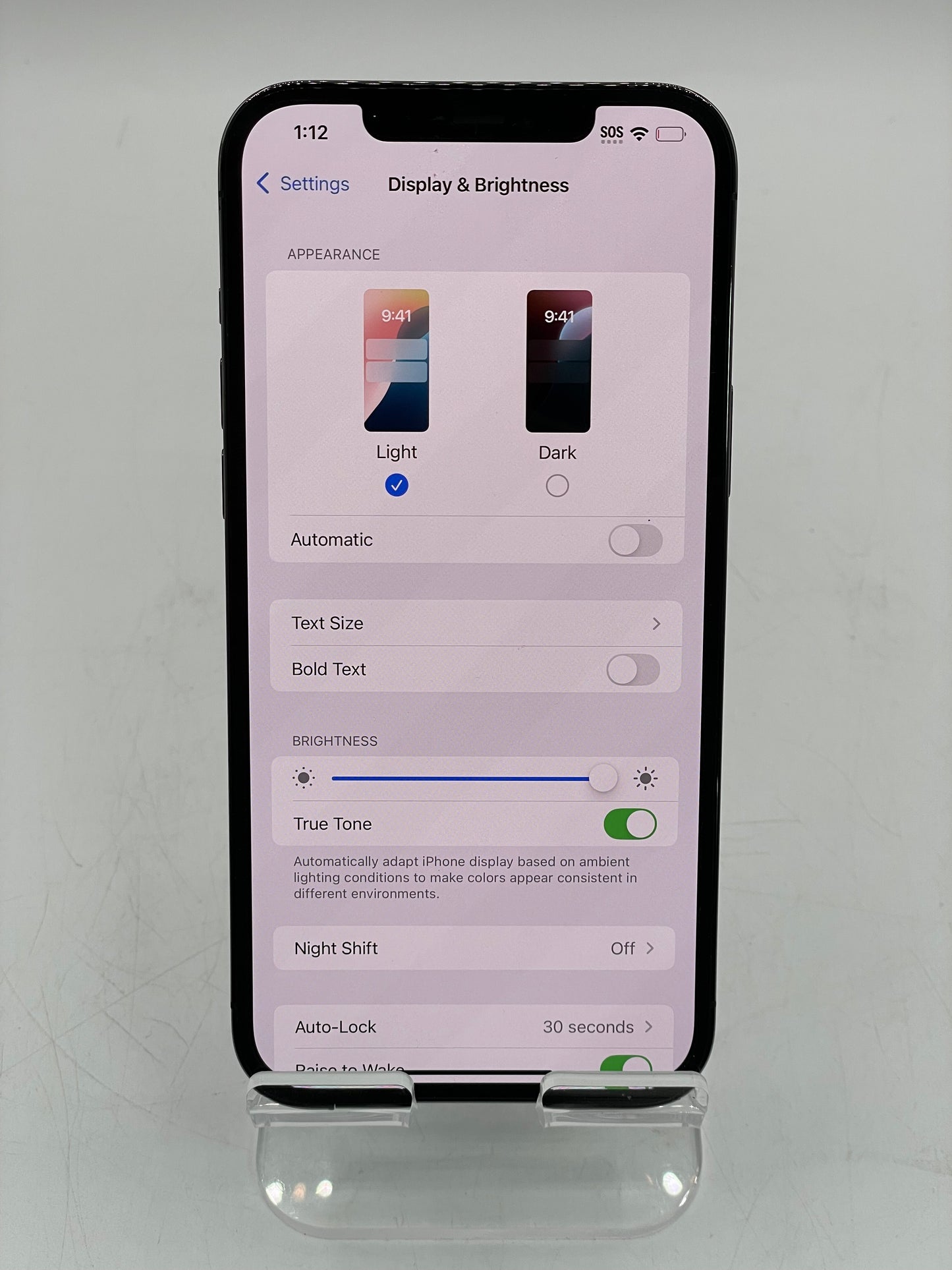 Unlocked Apple iPhone 12 Pro Max 128 GB Graphite 88% Battery READ