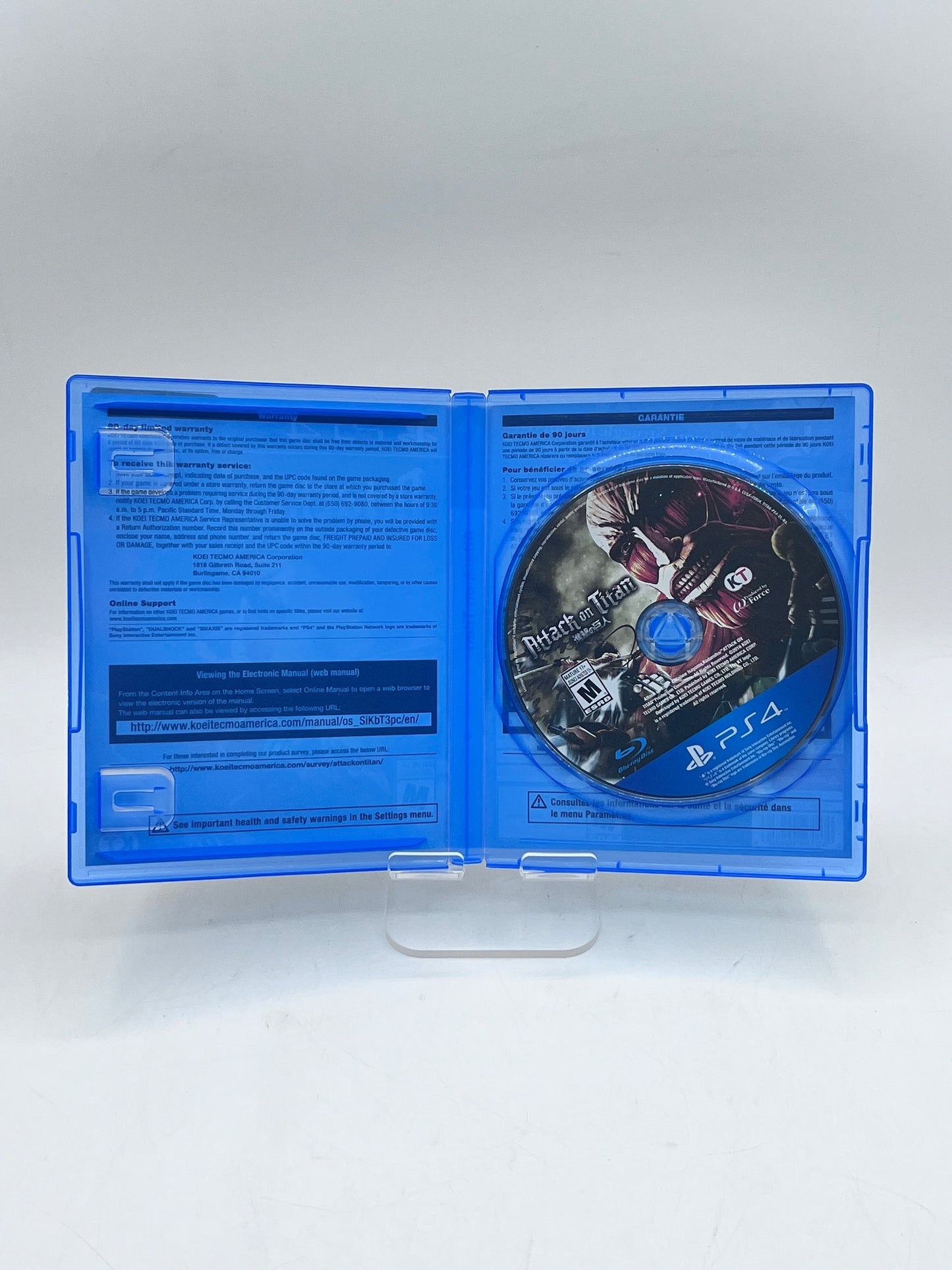 Sony Playstation 4 Attack on Titan Game - Free Shipping!