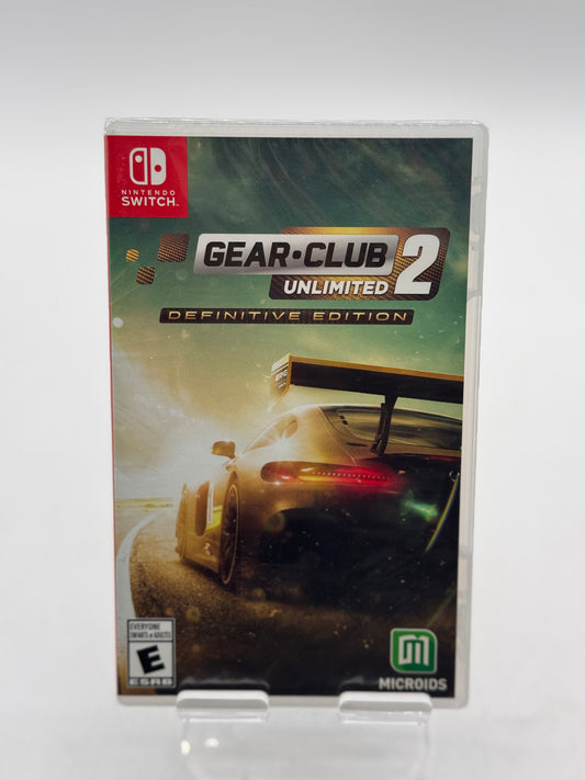 Gear-Club Unlimited 2 Definitive Edition Nintendo Switch - New In Box Free Shipping