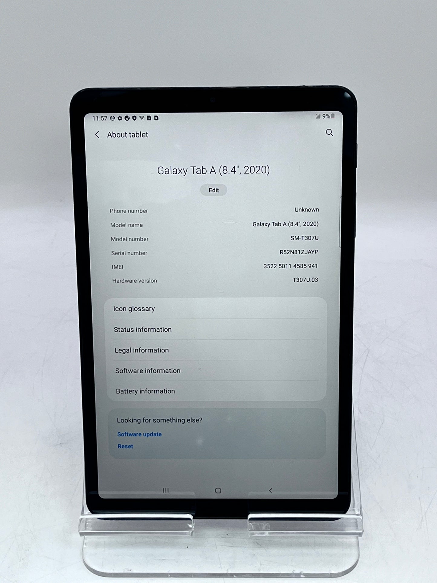 Samsung Galaxy Tab A 8.4" (2020) T307U GSM Unlocked (AT&T/T-mobile) 32GB
