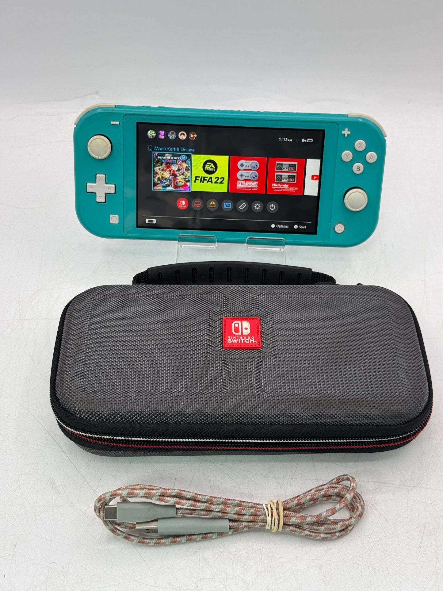 Nintendo Switch Lite Handheld Console-Turquoise HDH-001 w/ Accessories Free Shipping