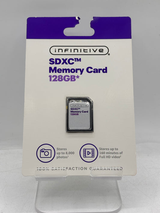 INFINITIVE SDXC Memory Card 128GB, NEW (FREE SHIPPING)