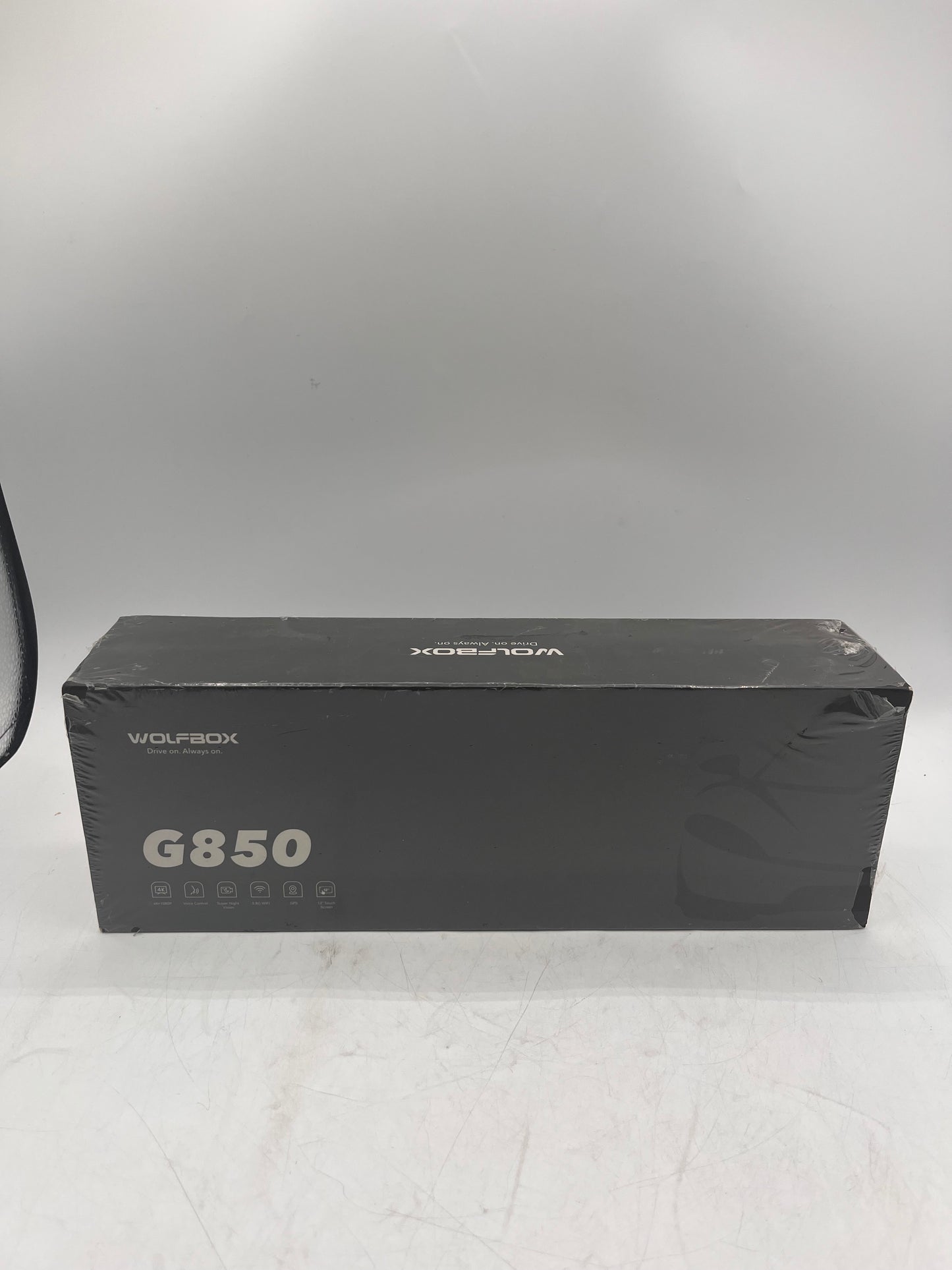 WolfBox G850 4K Mirror Dash Cam - Black