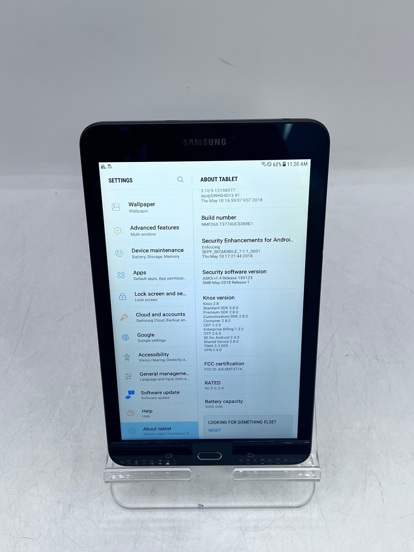 Samsung Galaxy Tab E 8.0" SM-T377A (ATT) 16gb 4G LTE Tablet