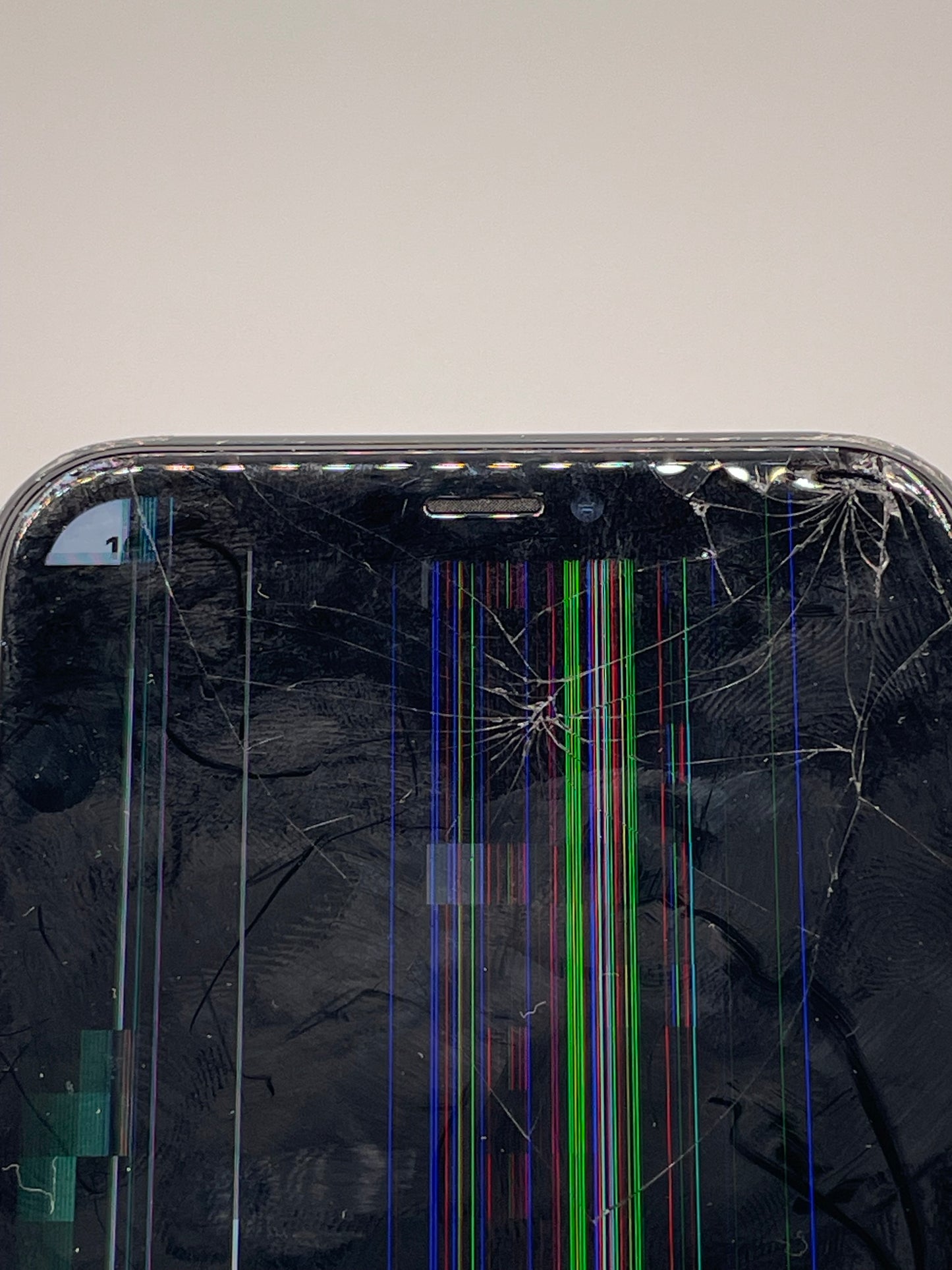 Apple iPhone XR 64GB Black - Broken Screen, Cracked Back - Unlocked