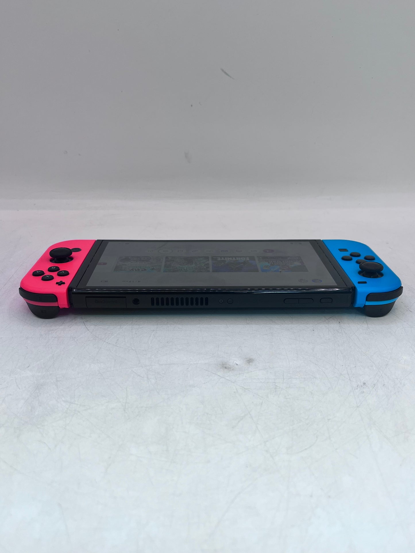 Nintendo Switch OLED Video Game Console Only HEG-001 Red/Blue Good Condition