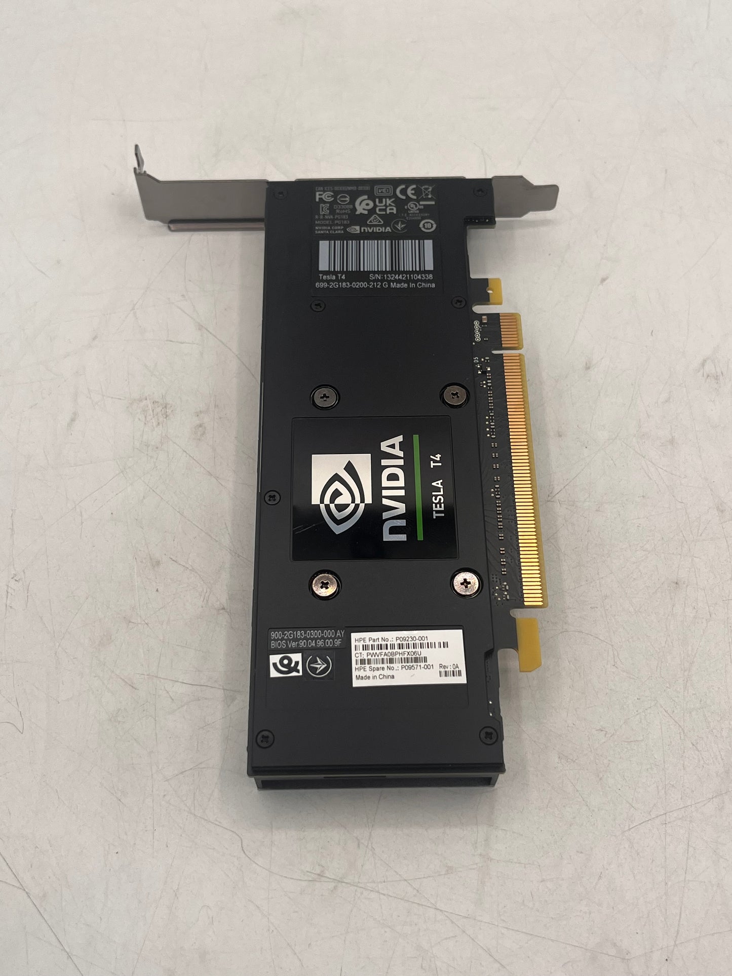 NVIDIA Tesla T4 16GB GDDR6 PCIe 3.0 x16 GPU