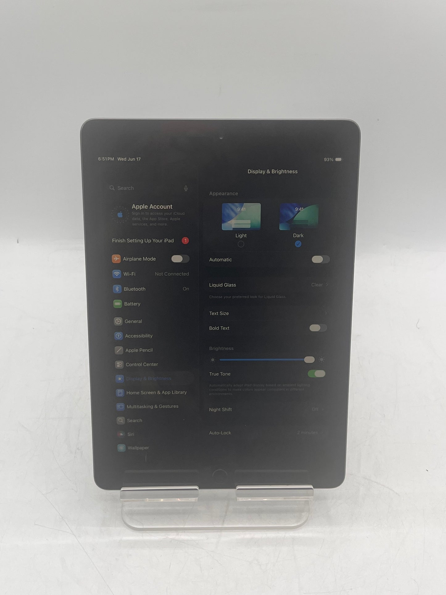 Apple iPad 8th Gen A2270 MYL92LL/A 32GB Wi-Fi Only Black Tablet