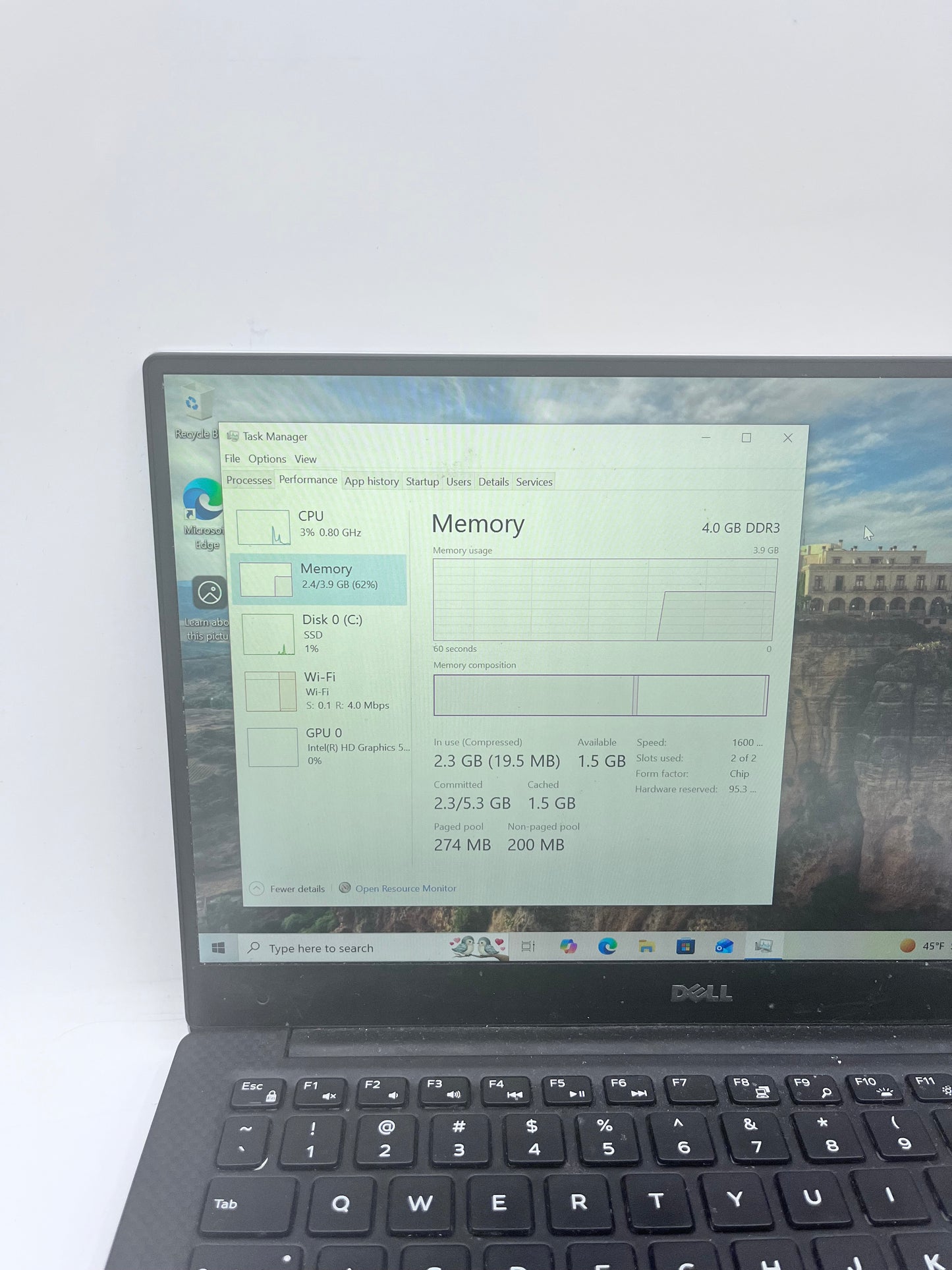 Dell XPS 13 9343 13" Core i3 5th Gen 4GB 128GB Black