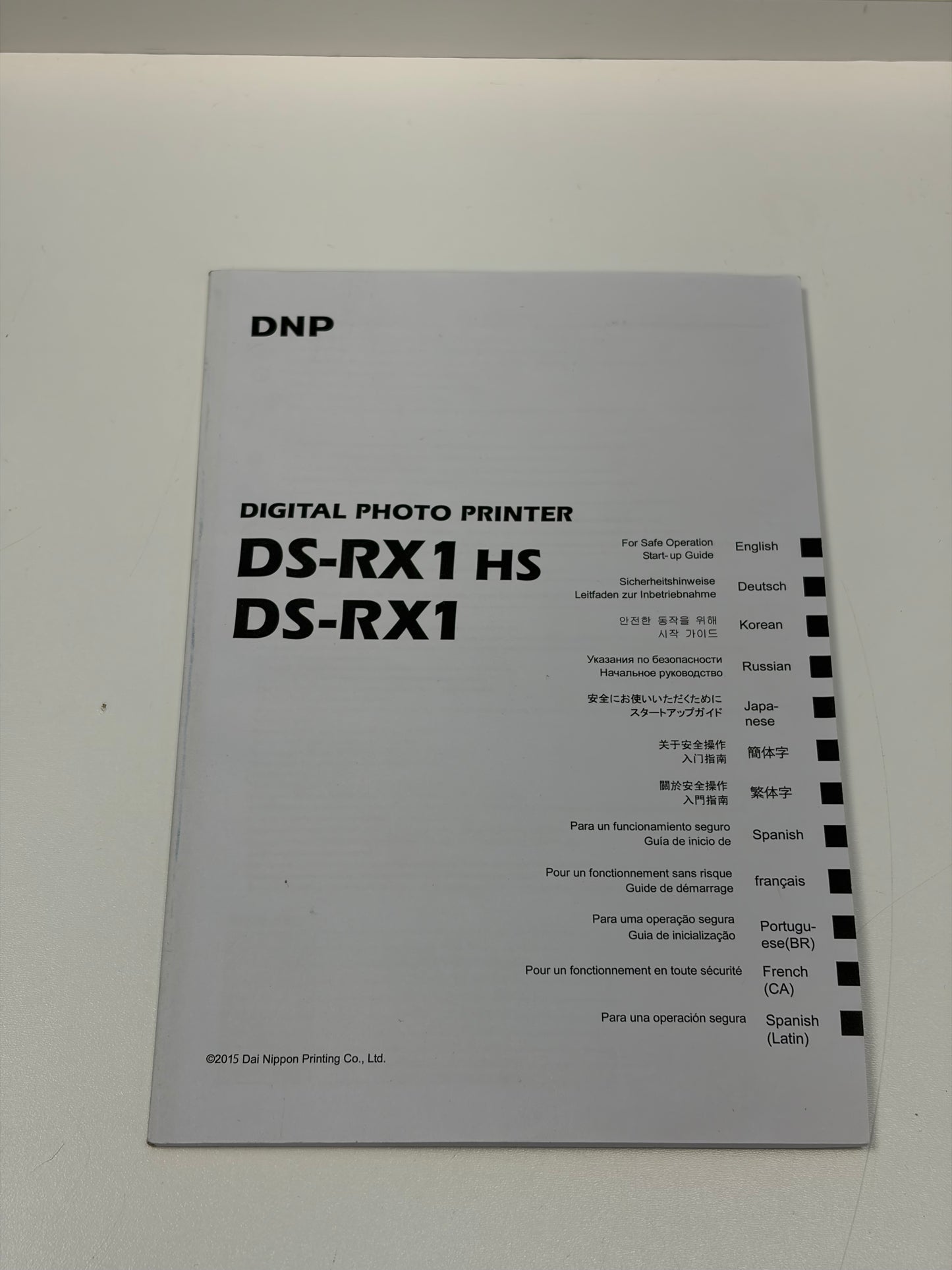 DNP DS-RX1 HS Dye Sublimation Digital Photo Printer JR10-M01 Bundle with Extras