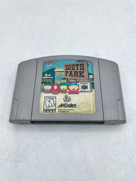 South Park (Nintendo 64 1998) N64 Cartridge Game - TESTED and WORKS