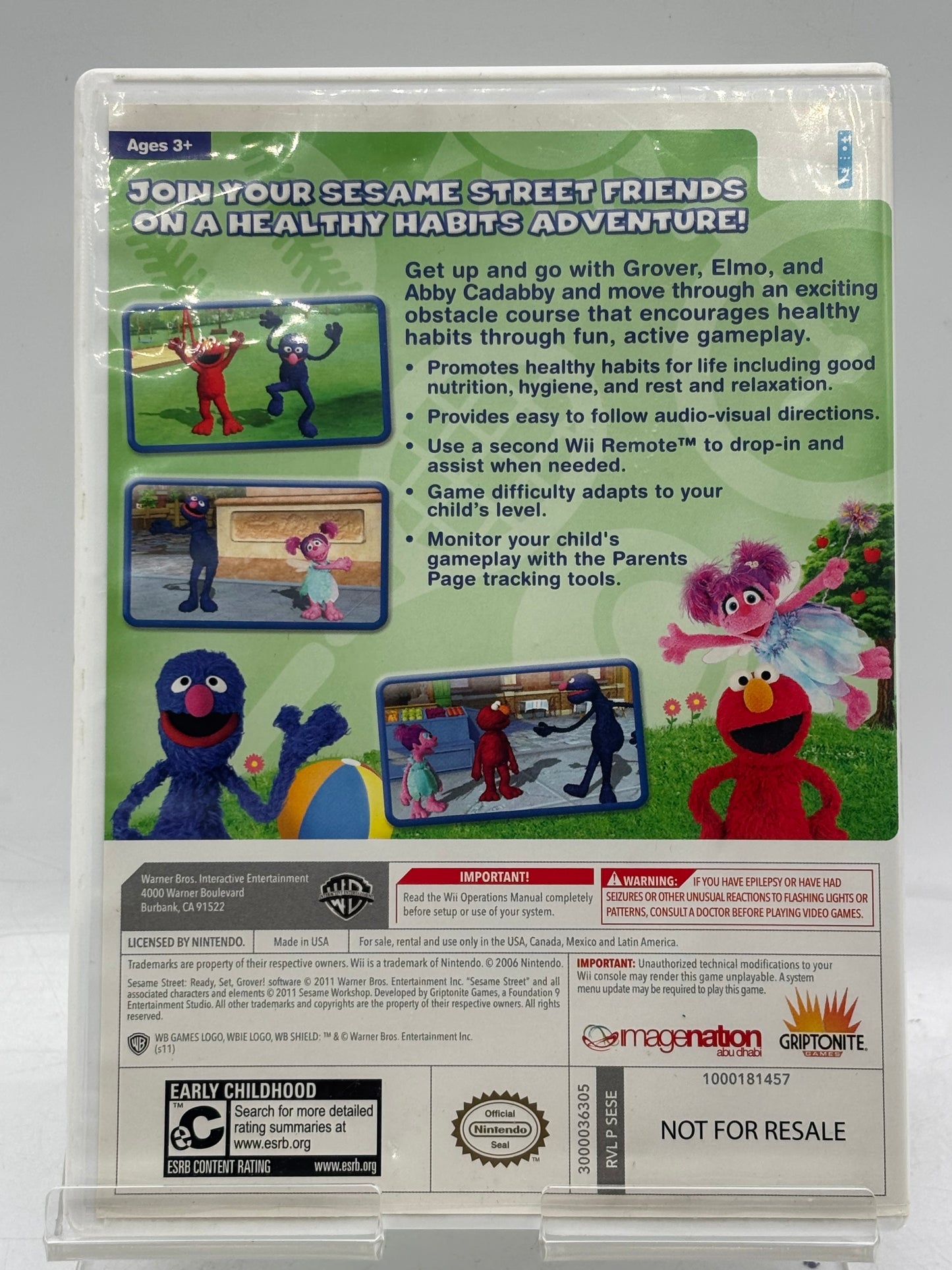 Sesame Street: Ready, Set, Grover!--Nintendo Wii