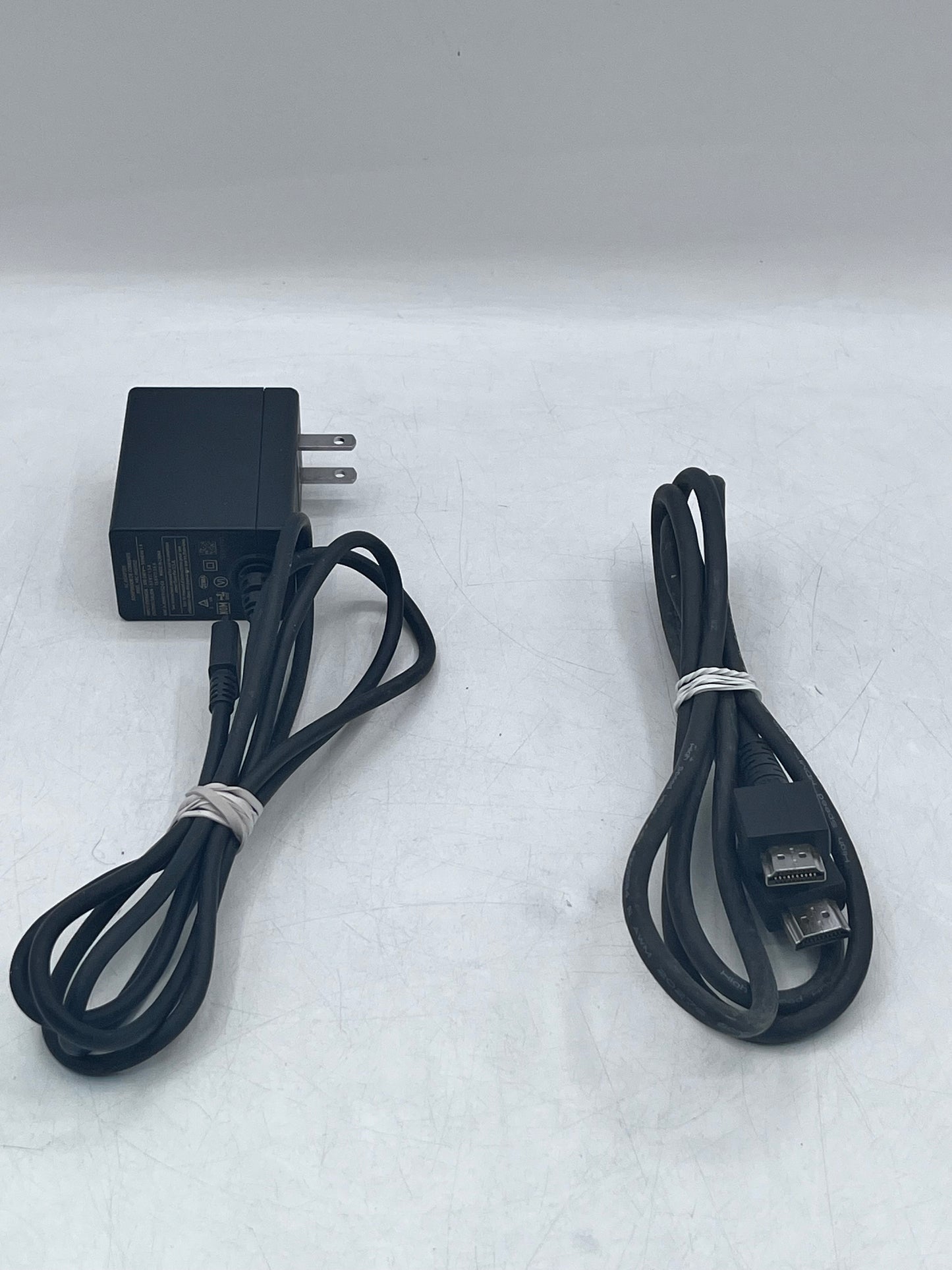Nintendo Switch v1 Video Game Console HAC-001 Black and Charger Tested