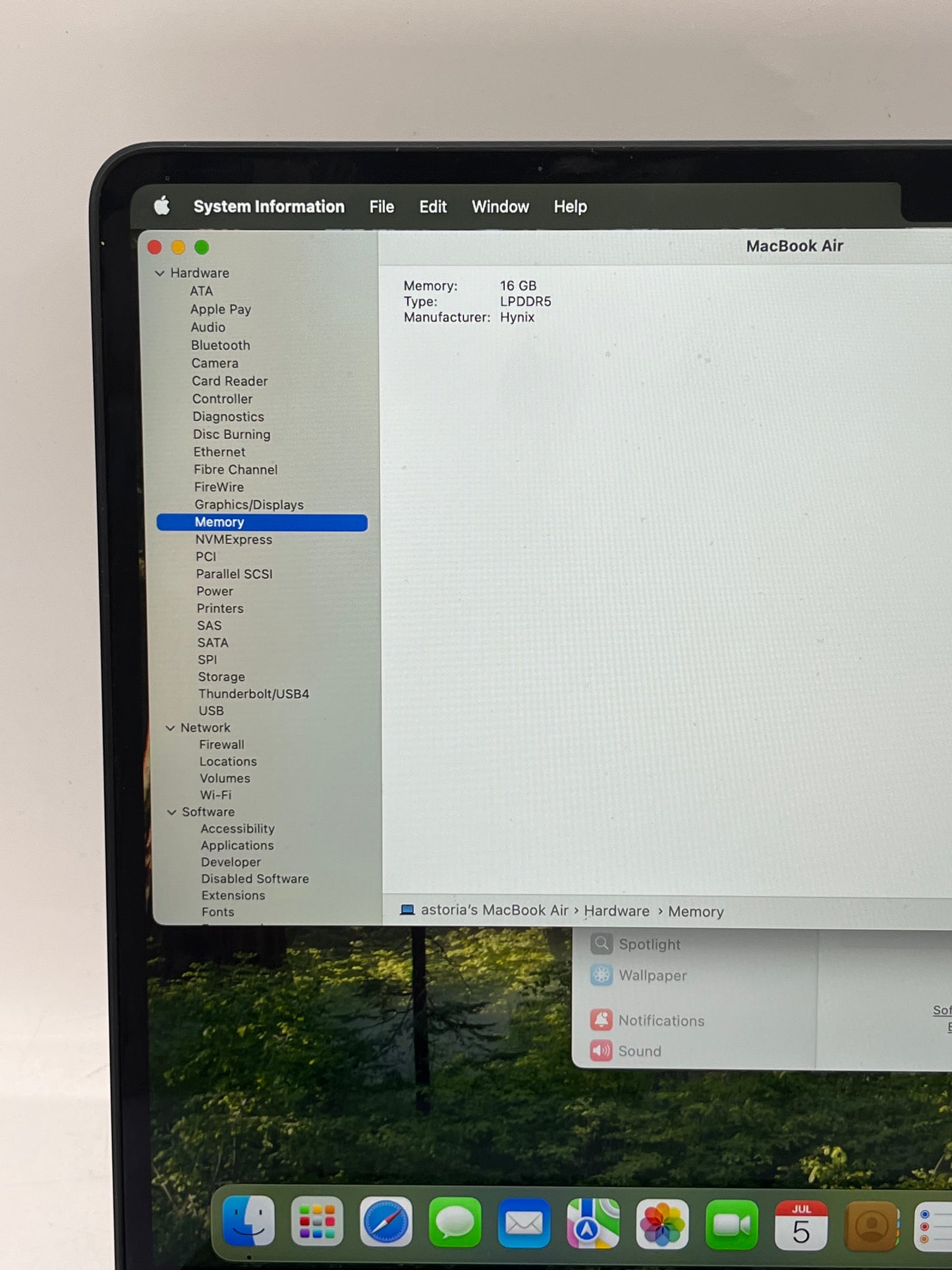 2025 Apple MacBook Air 13" M4 MW123LL/A A3240 16GB 256GB Blue 31 Cycle Count