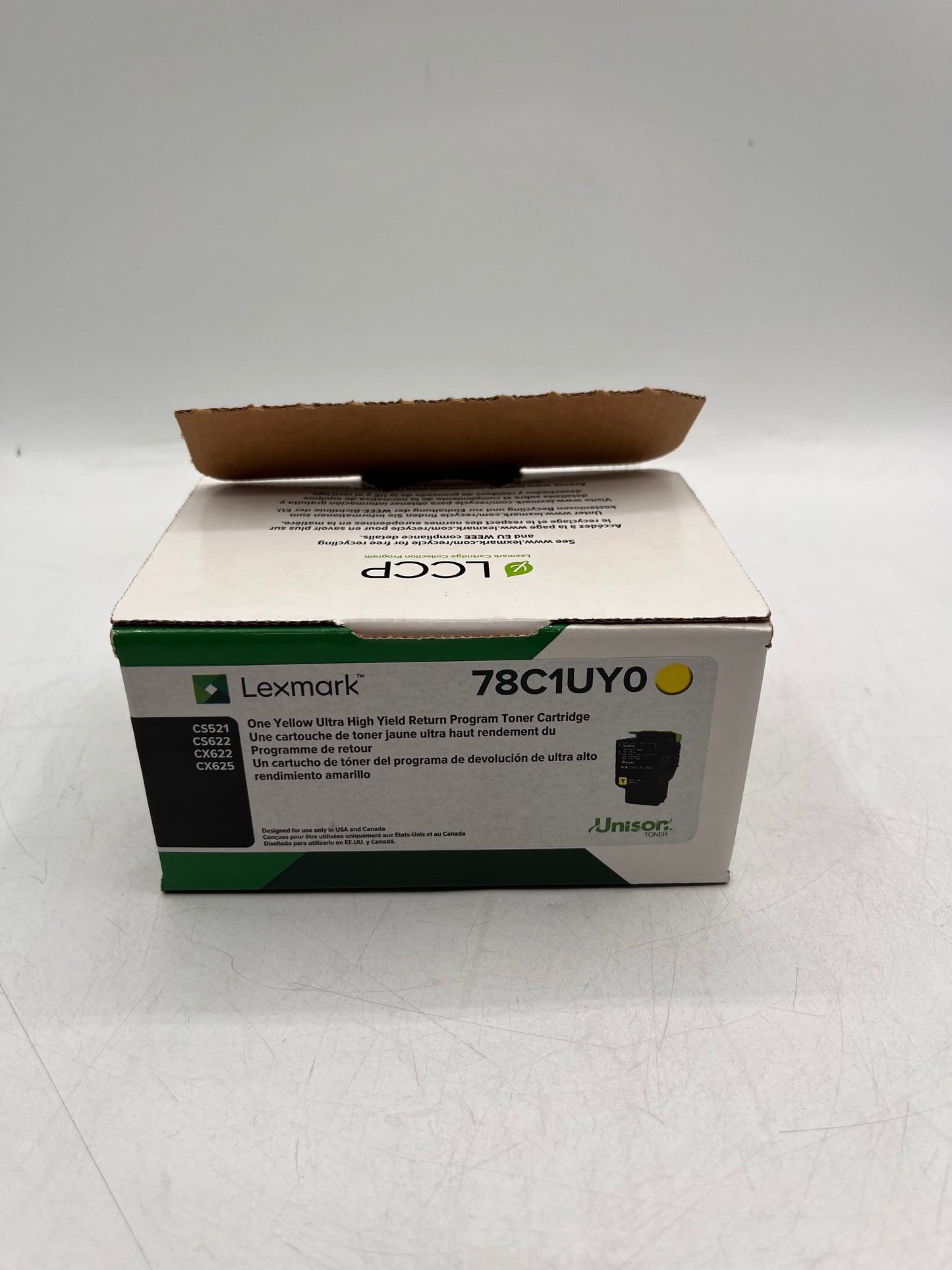 Lexmark Standard Yield Toner Cartridge - Yellow (78C1UY0)