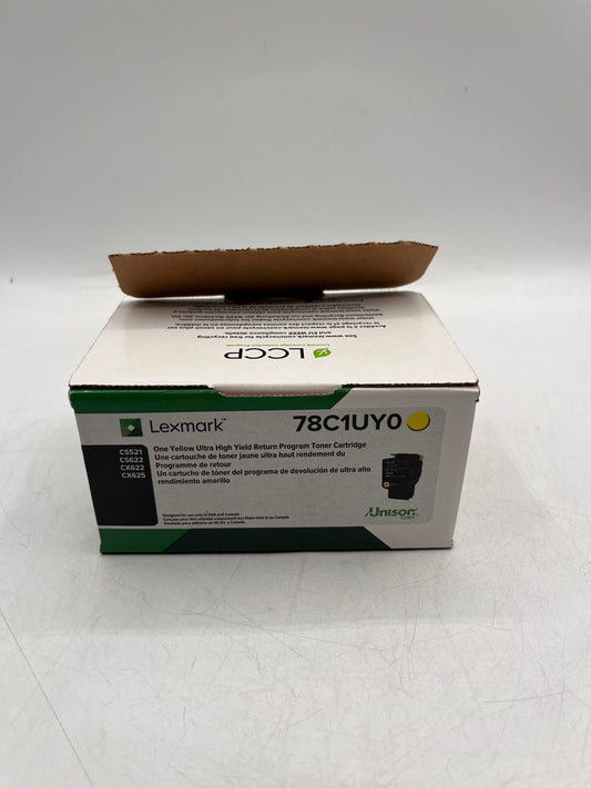 Lexmark Standard Yield Toner Cartridge - Yellow (78C1UY0)