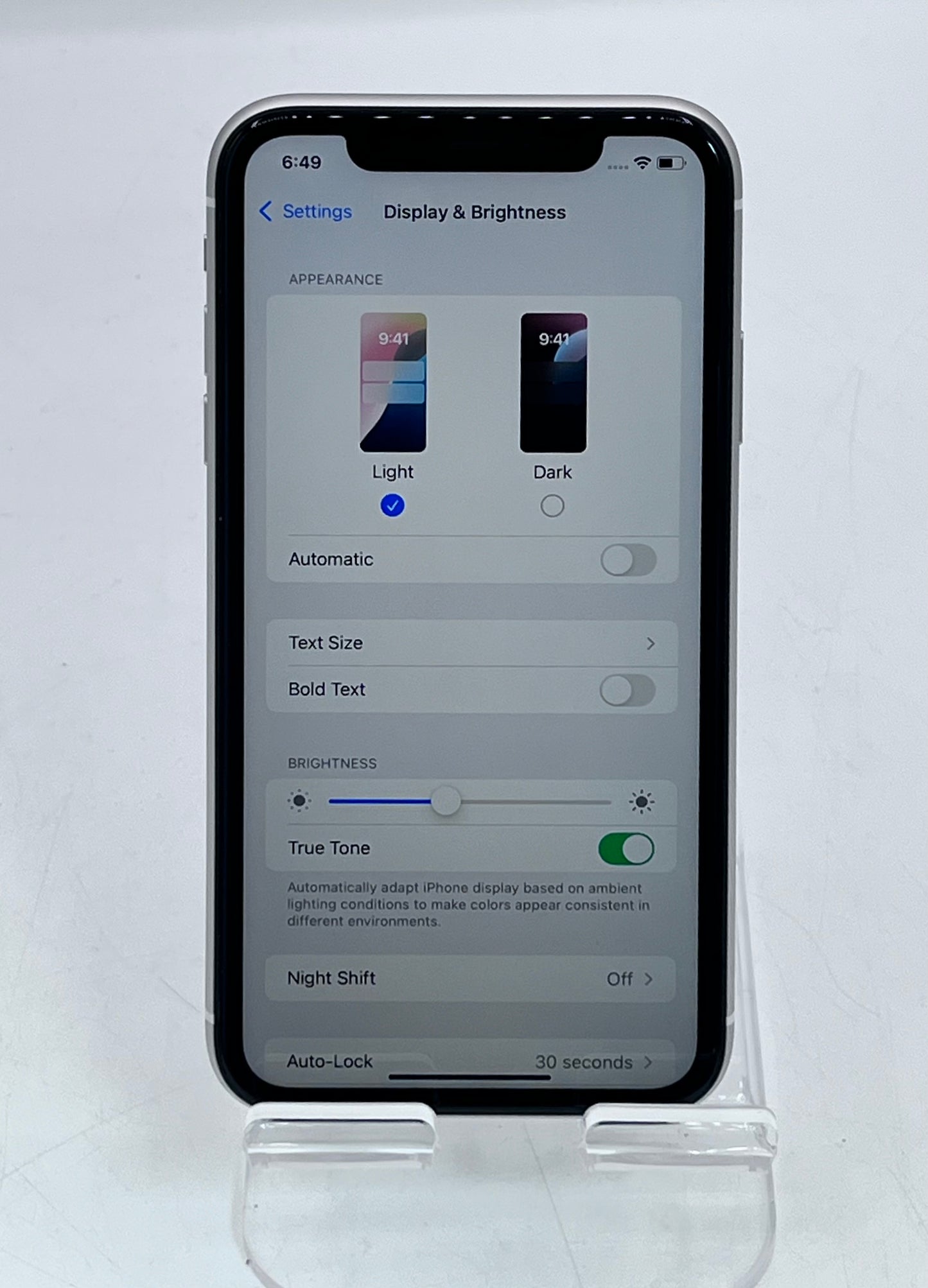 Unlocked Apple iPhone 11 64 GB A2111 MHC53LL/A White 97% Battery