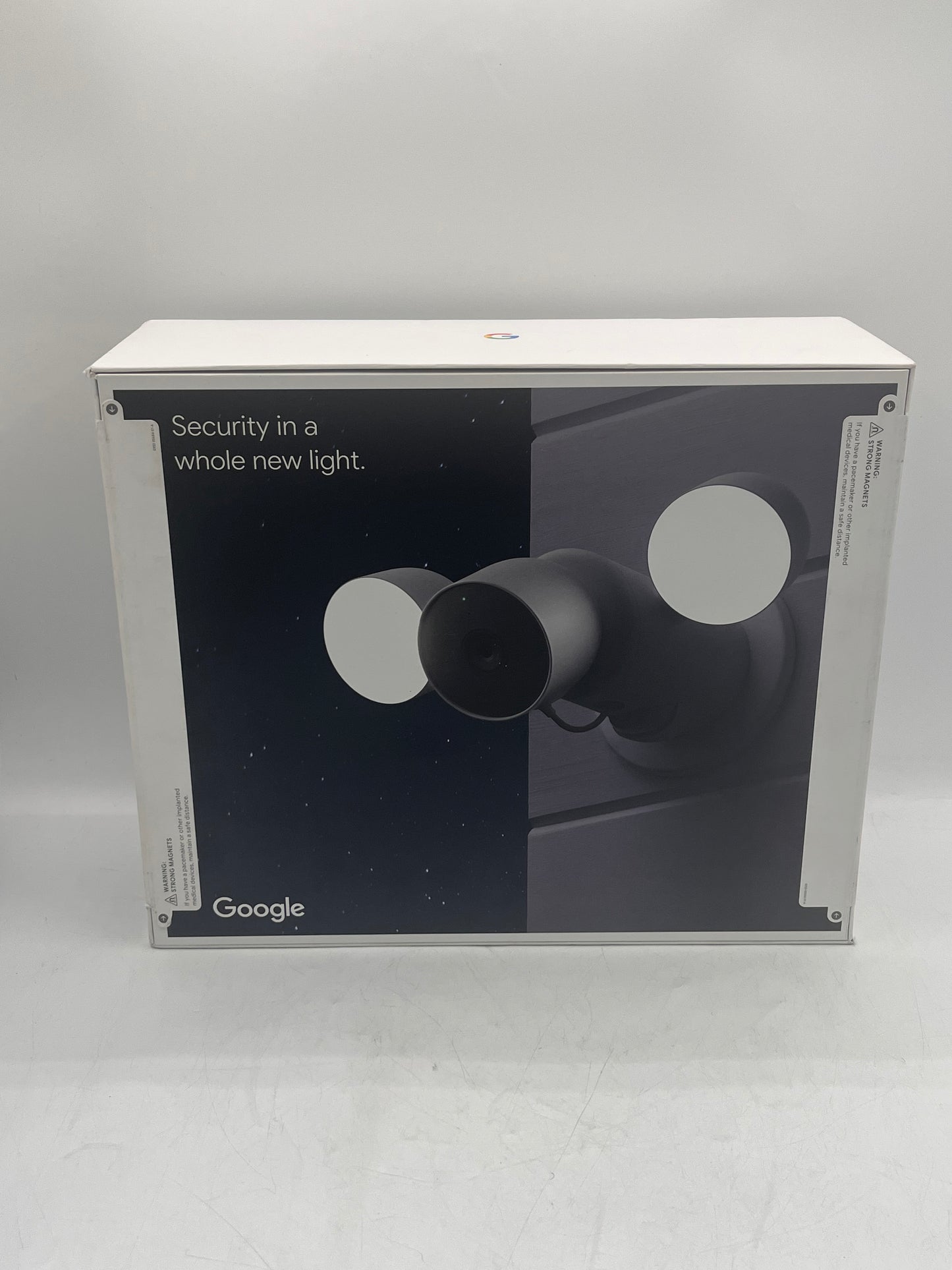Google Nest Cam with Floodlight Outdoor Security Camera - White