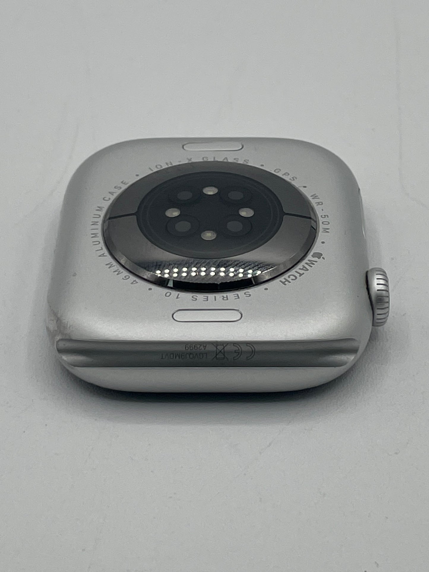 GPS Only Apple Watch Series 10 46MM Aluminum A2999 MWY23LW/A Silver & Nike Band