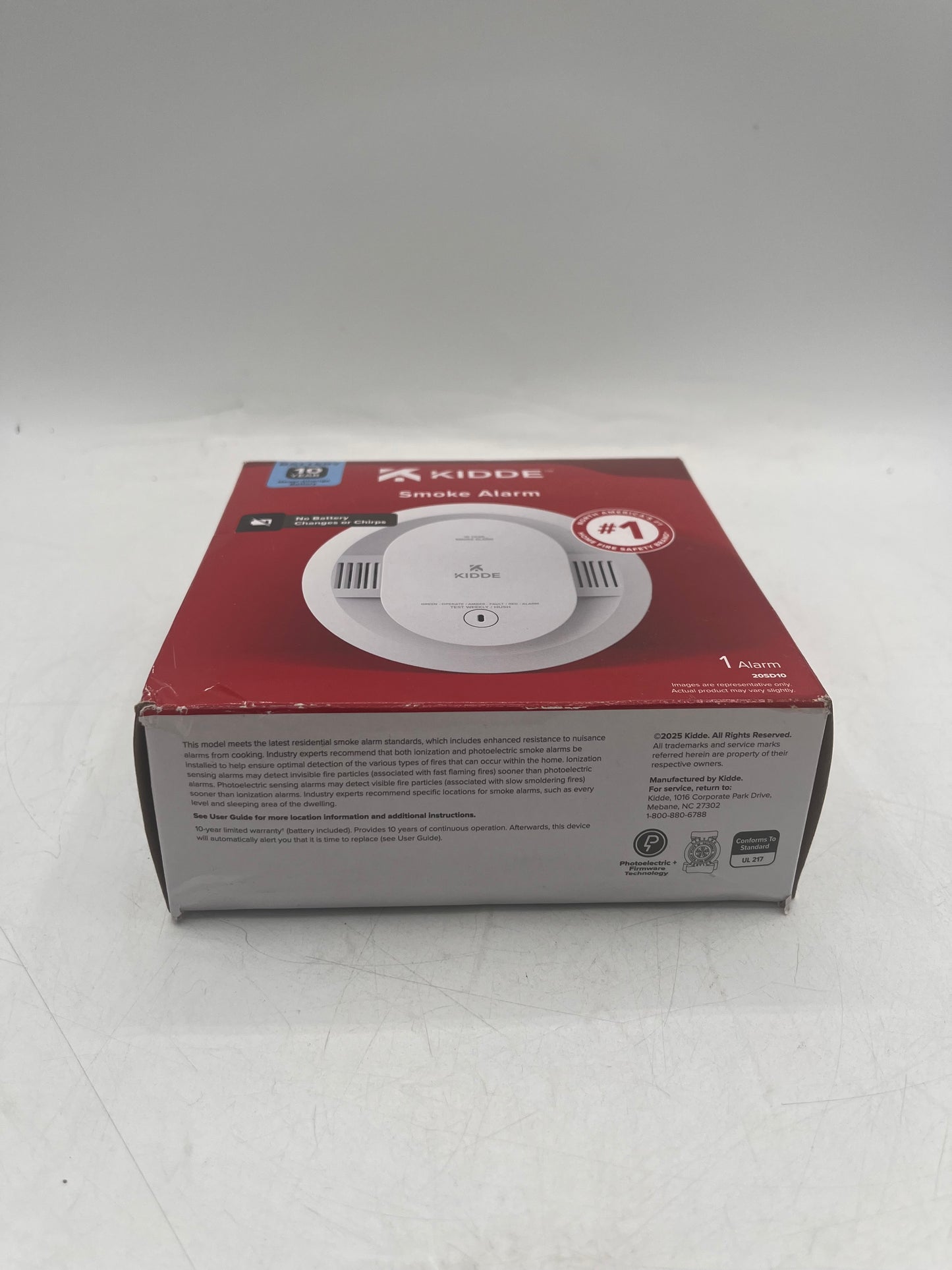 Kidde Detect Smoke Alarm Model 20SD10 New in Box White