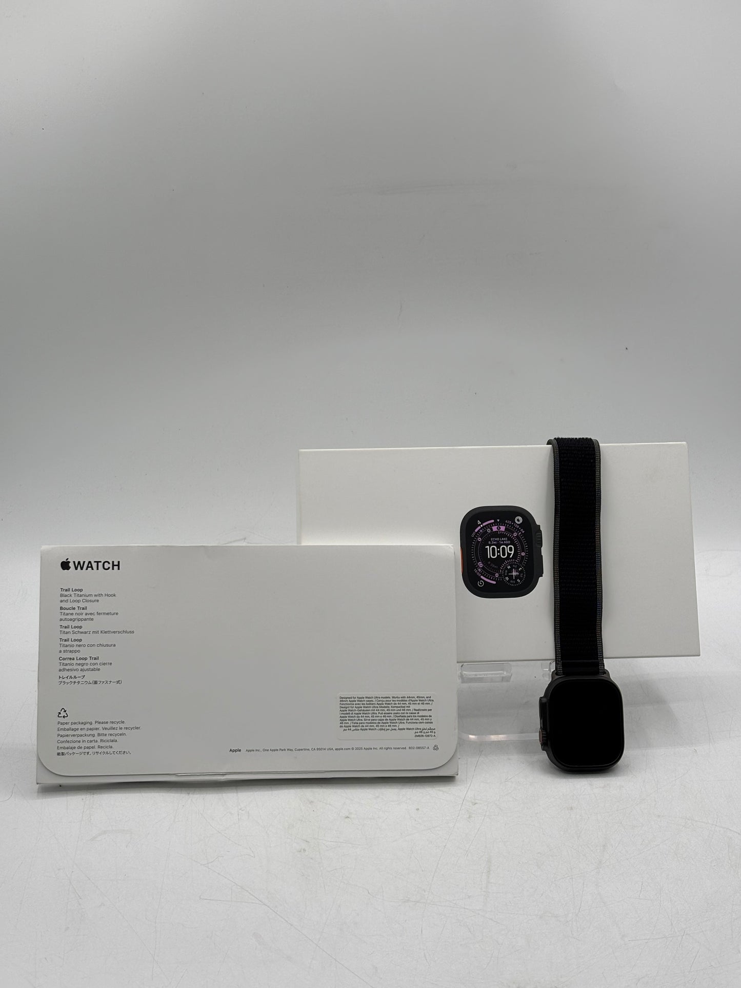 Unlocked Apple Watch Ultra 3 49MM Black Titanium Black Trail Loop MF1D4LW/A