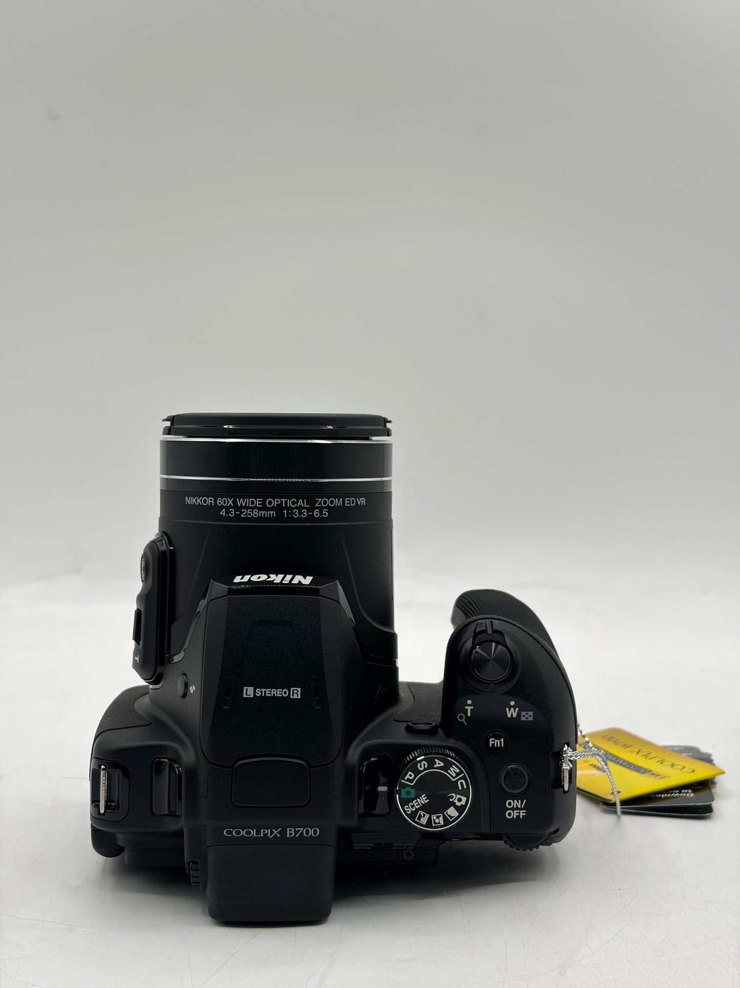 Nikon Coolpix B700 20.2MP Black Digital Camera with 4.3-258mm F/3.3-6.5 Lens