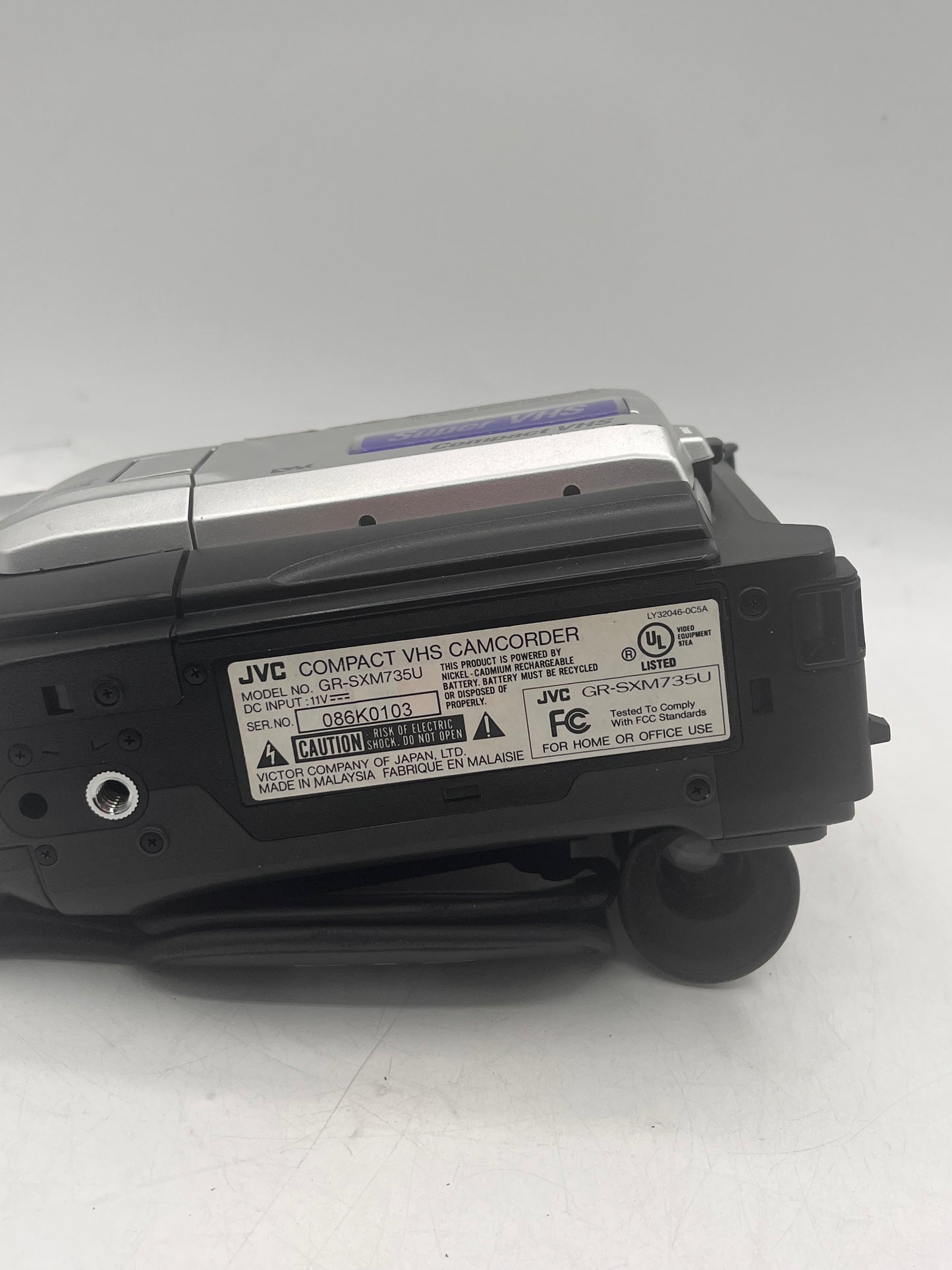 JVC GR-SXM735U Super VHS-C Video Recorder Camcorder
