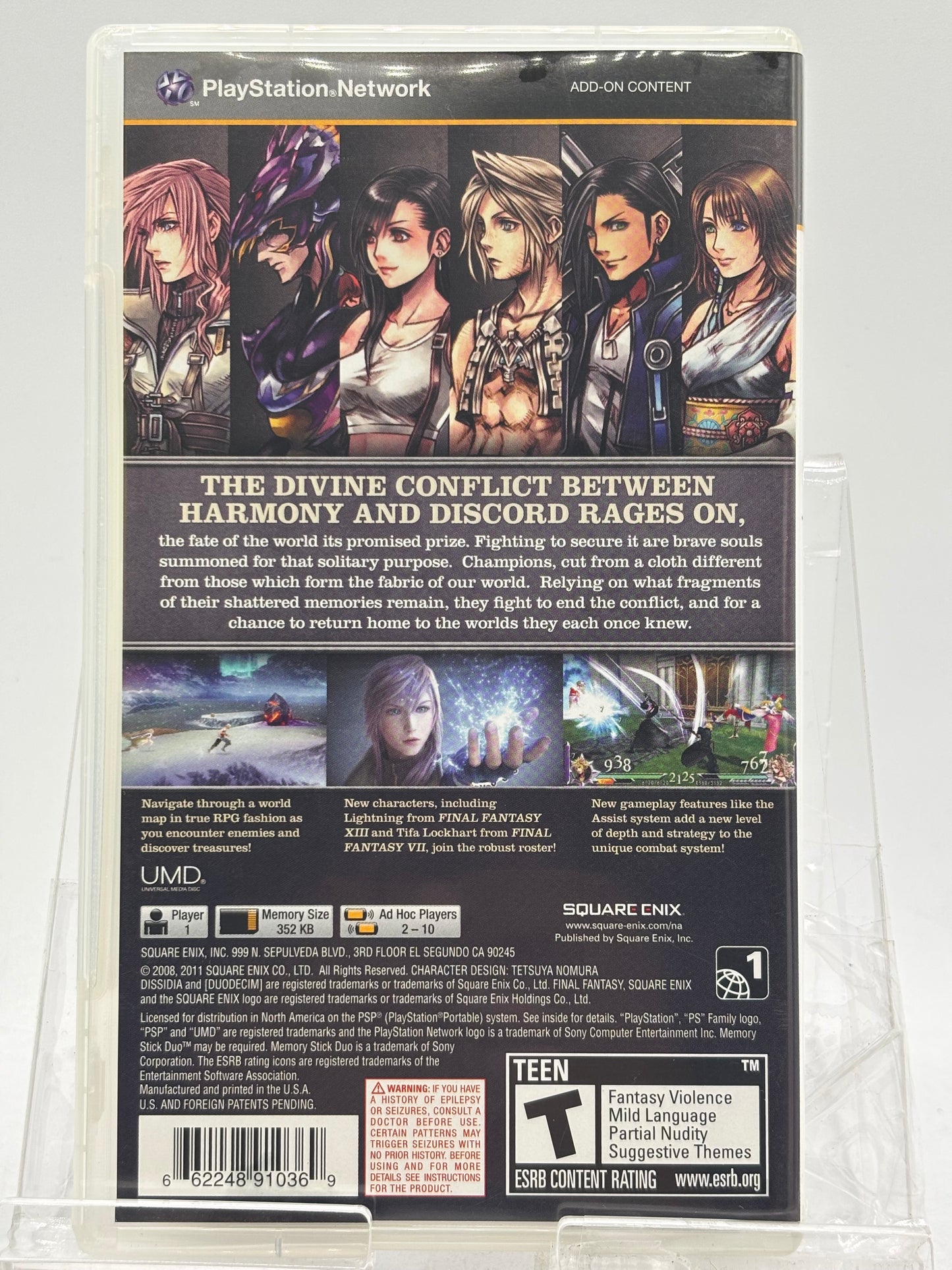 Dissidia 012: Duodecim Final Fantasy--Sony Playstation Portable PSP