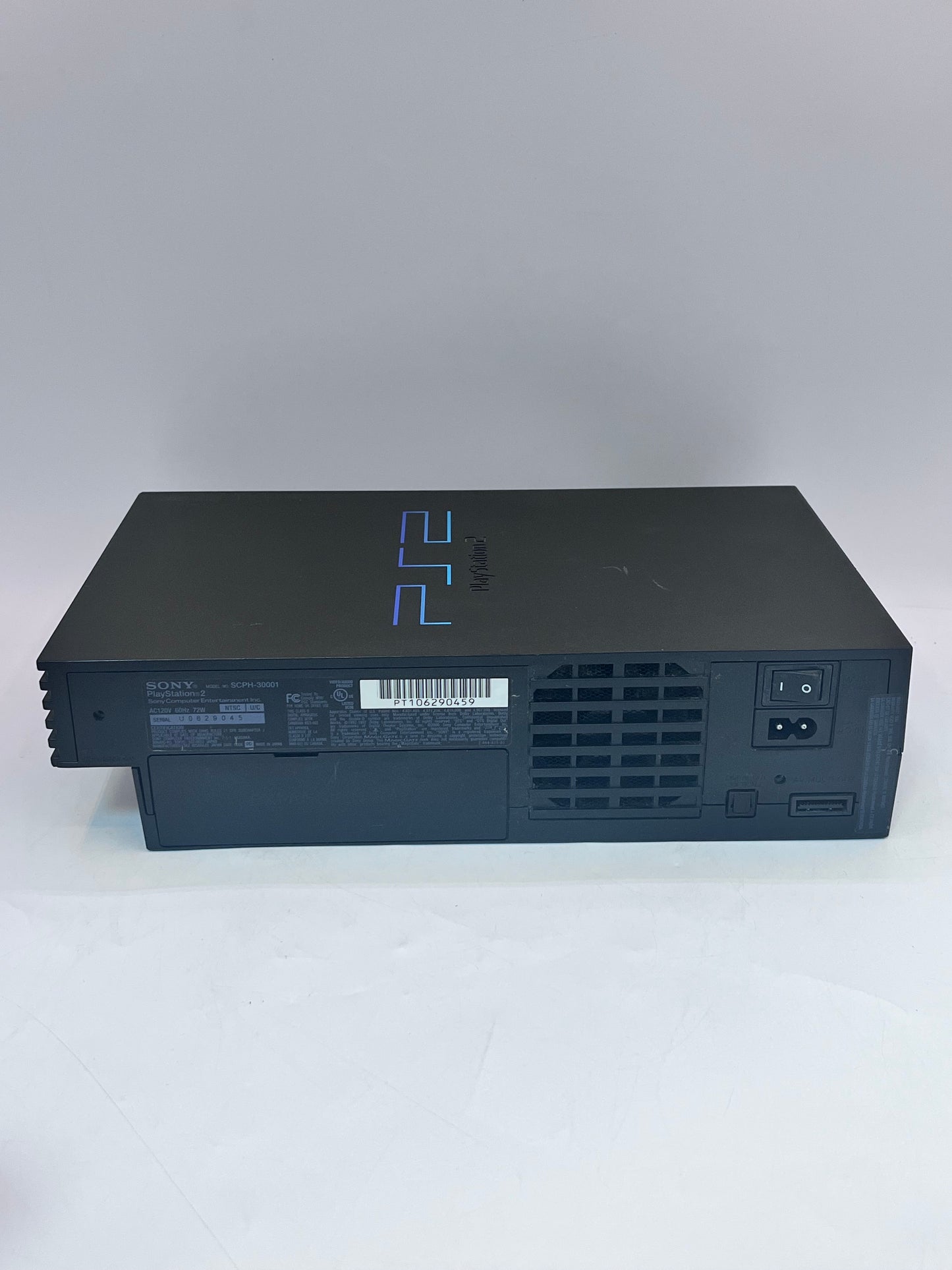 Sony PlayStation 2 PS2 Fat  Console - Black (SCPH-3001) Tested with cords and 2 controllers Free Shipping