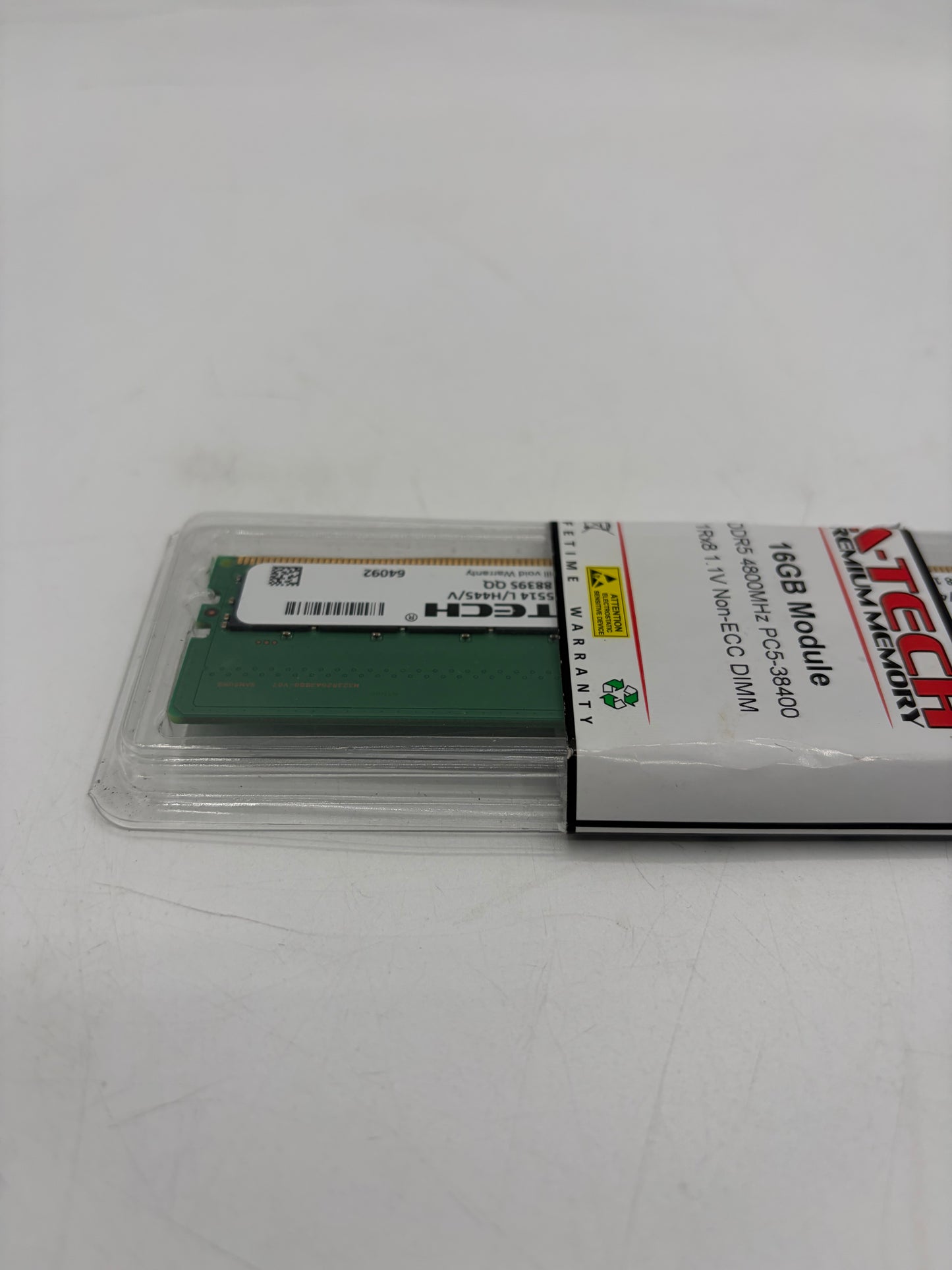 A-Tech 16GB 1Rx8 PC5-38400 DDR5 RAM 4800 MHz Non-ECC DIMM