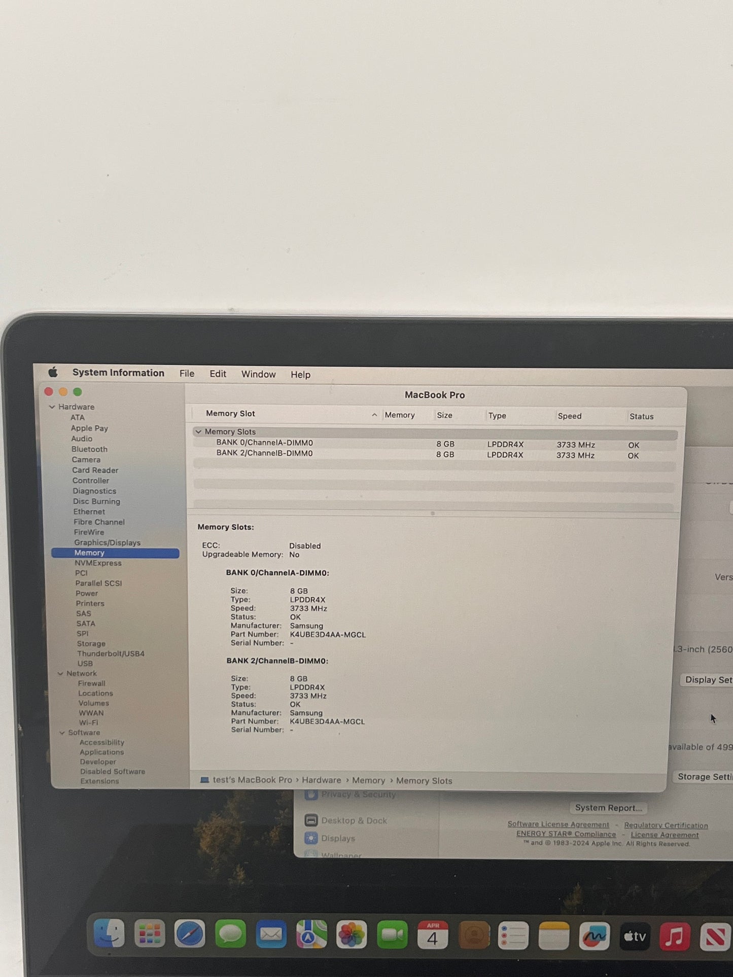 Apple MacBook Pro 13" A2251 (2020) Core i5 16GB 512GB Space Gray