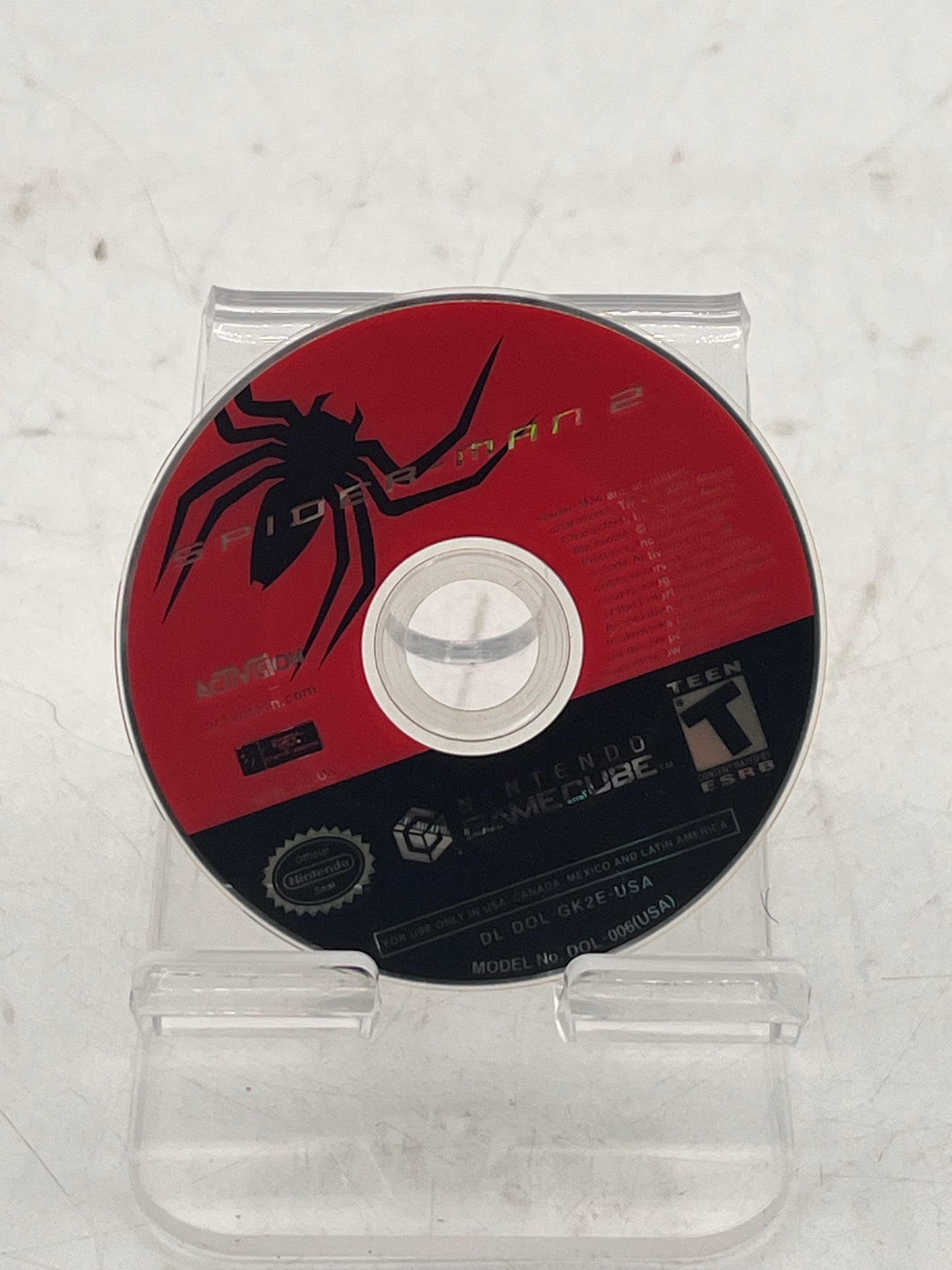 Gamecube Spider-Man 2 Black Free Shipping!