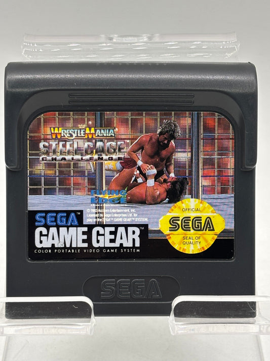 WWF Wrestlemania Steel Cage Challenge--Sega Game Gear Cartridge