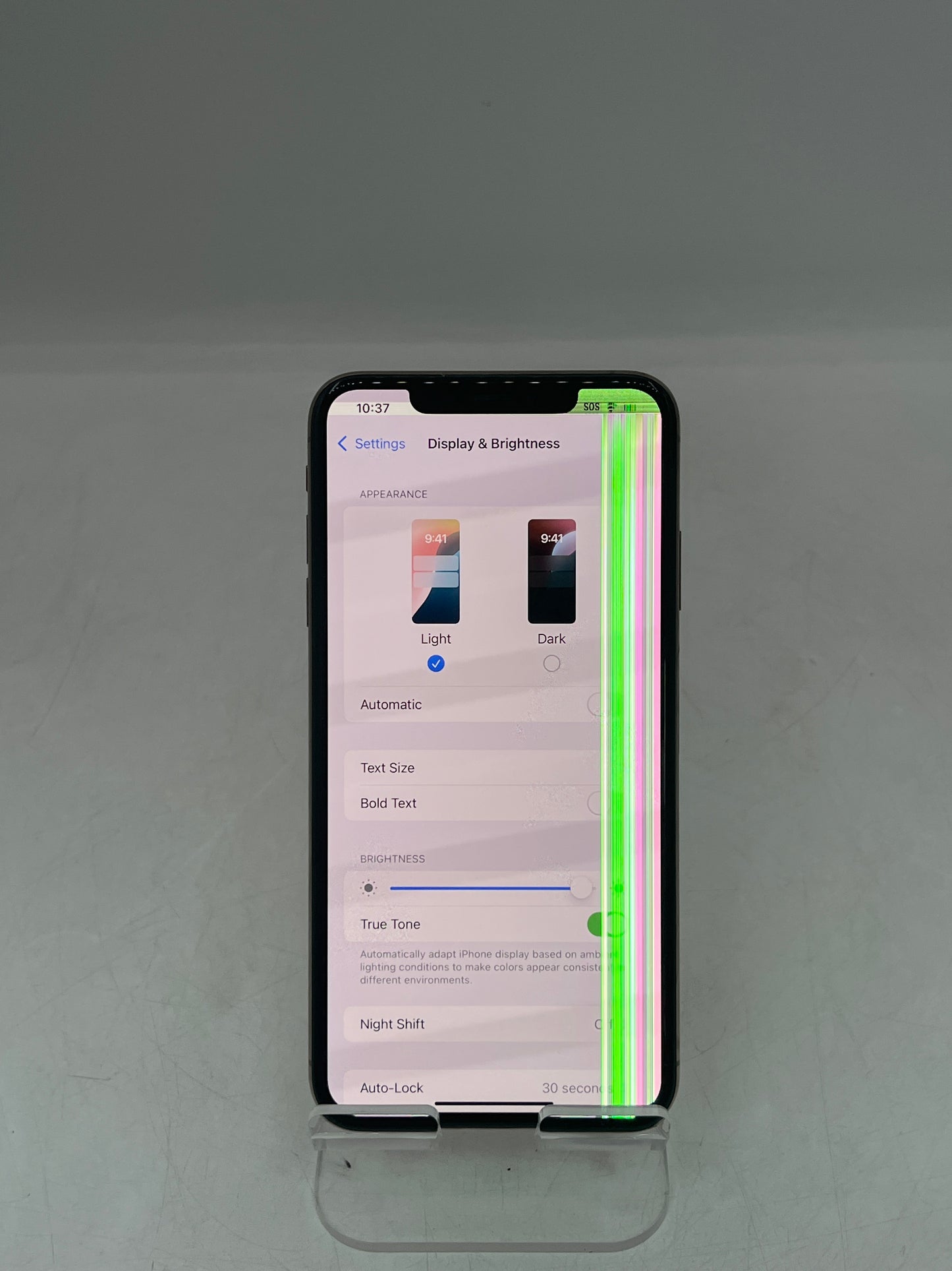 Unlocked Apple iPhone XS Max 64GB Gold A1921 MT5C2VC/A Cracked Screen