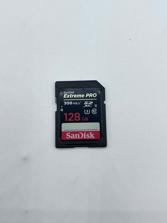 Sandisk EXTREME PRO 128GB SD Card 300MB/s - Black
