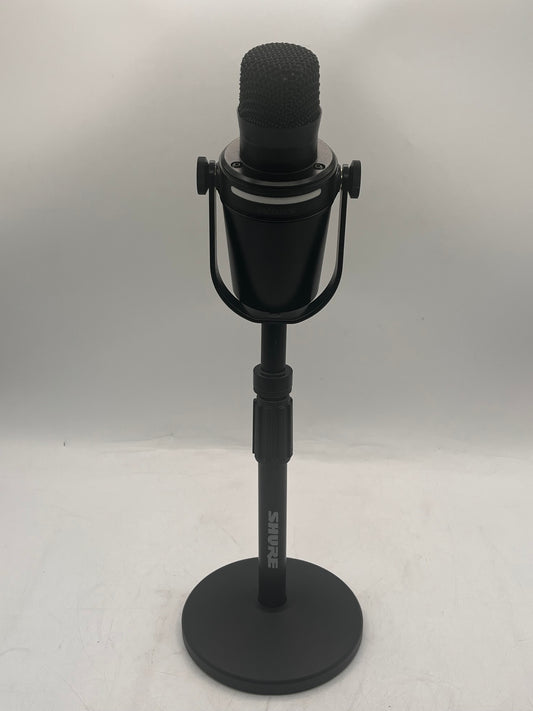 Shure MV7+ Dynamic Podcast Microphone with USB-C and XLR - Black