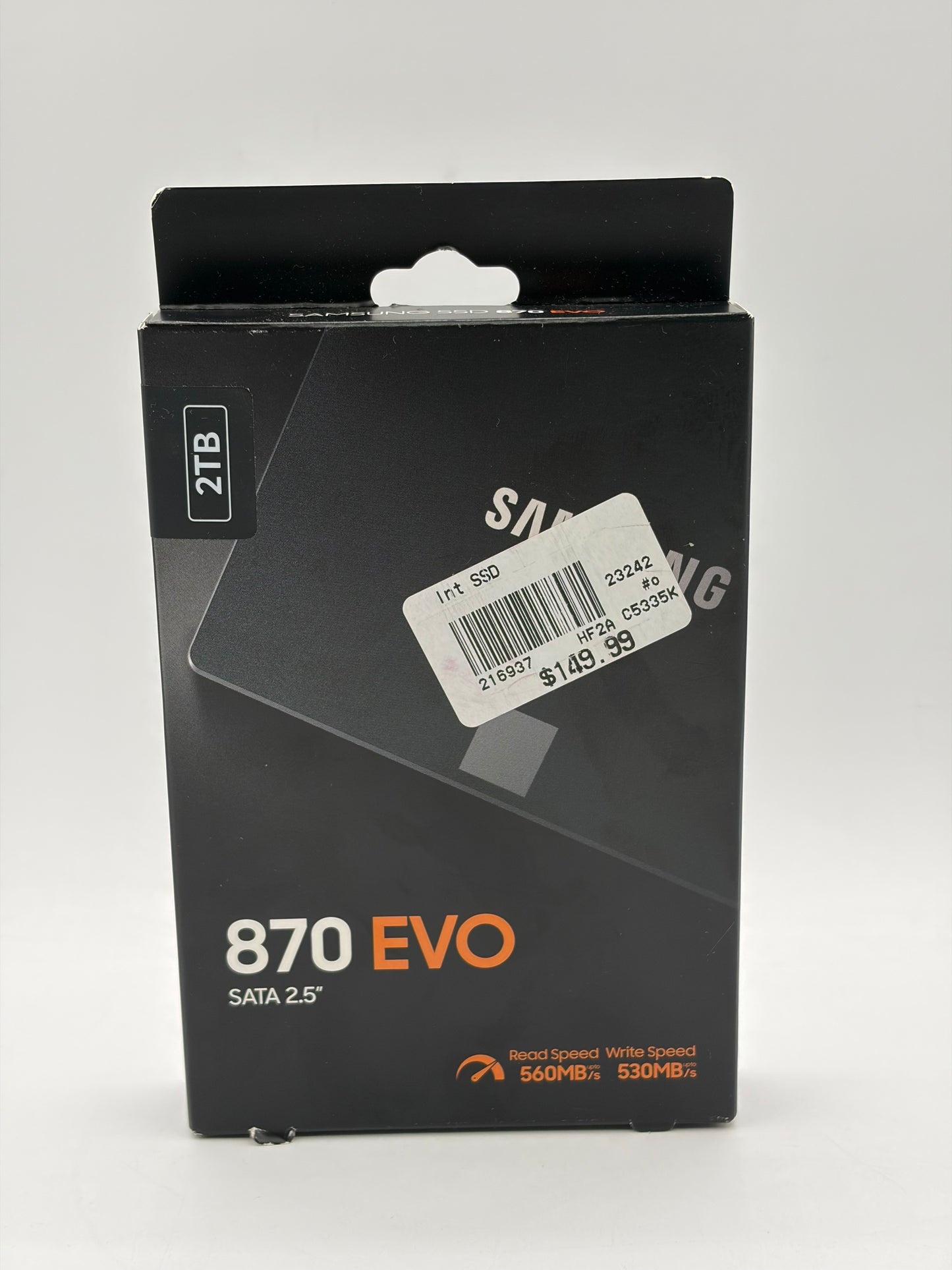 Samsung 870 EVO 2TB Internal SSD SATA 2.5” (MZ-77E2T0B/AM) - Brand New In Box