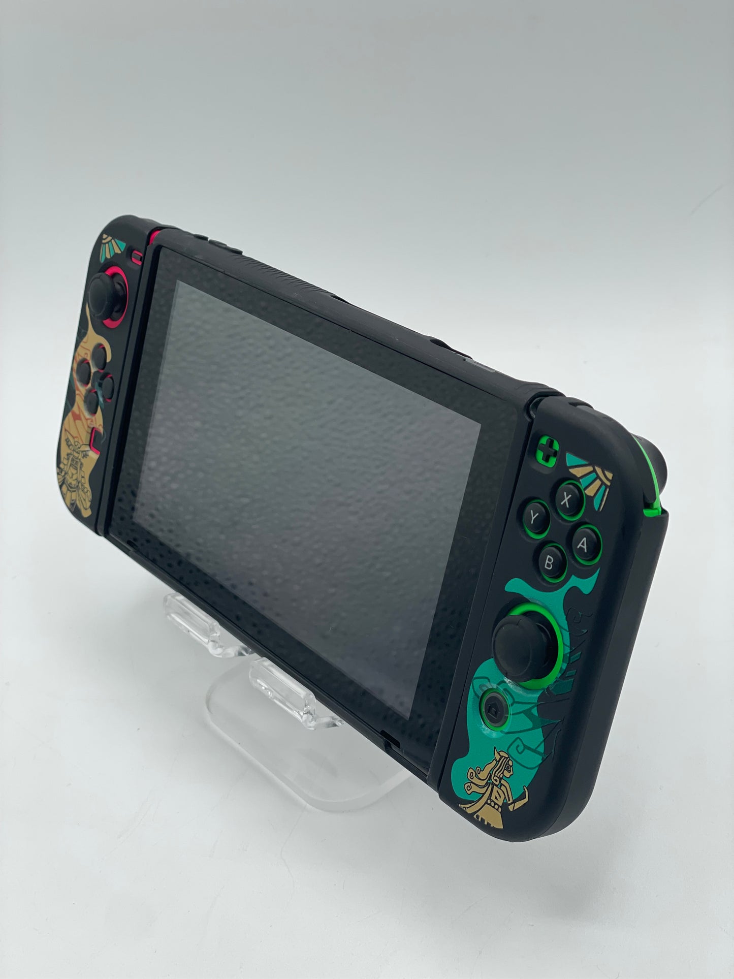 Nintendo Switch HAC-001 32GB Handheld Video Game Console - Green & Pink Joy Cons