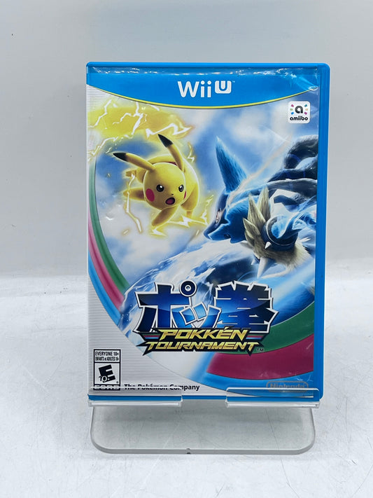 Wii U Pokken Tournament Video Game - Complete with Box & Manual