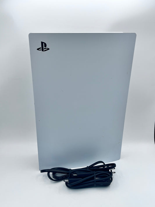 Sony PlayStation 5 Digital Edition PS5 825GB CFI-1115B  White Gaming System w/Cords