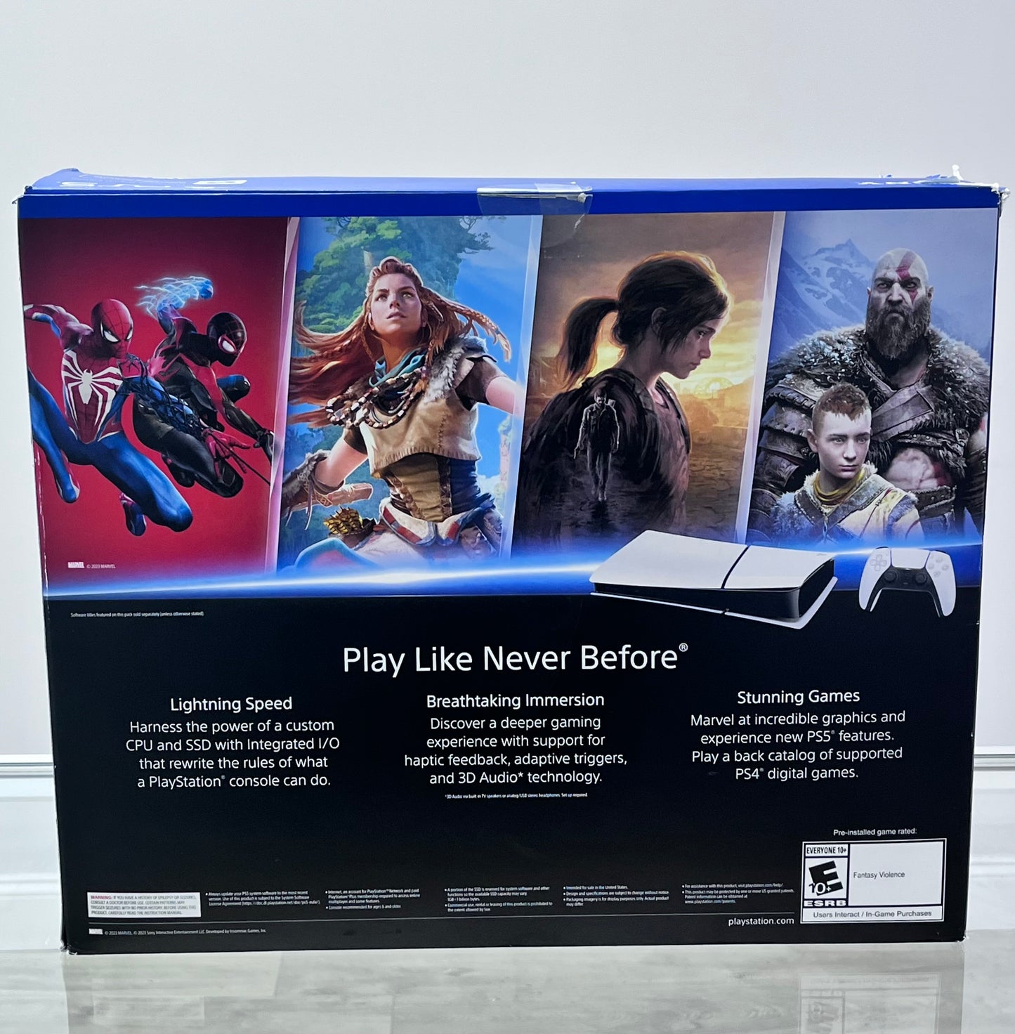 Sony PlayStation 5 Slim Digital Edition 1TB White Console Gaming System CFI-2015